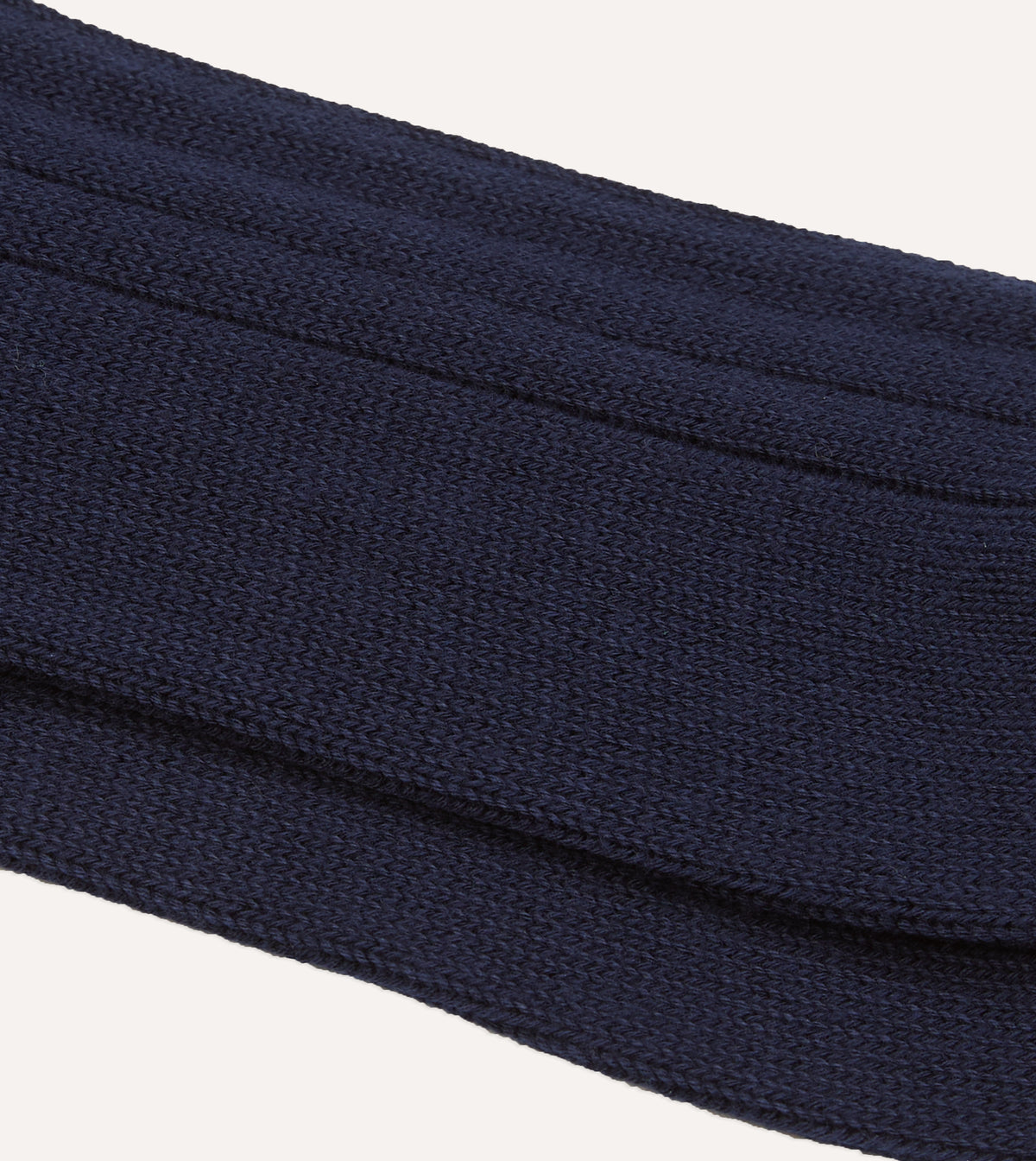 Navy Cotton Casual Socks