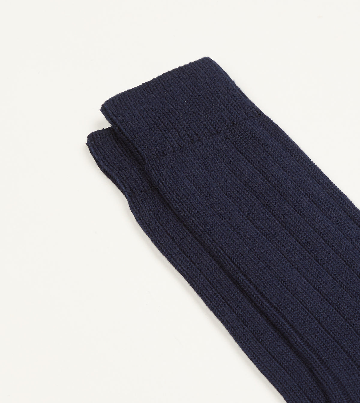 Navy Cotton Casual Socks
