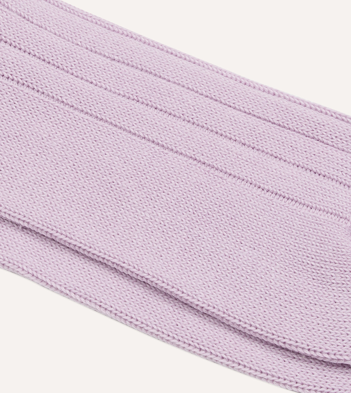 Lilac Cotton Casual Socks