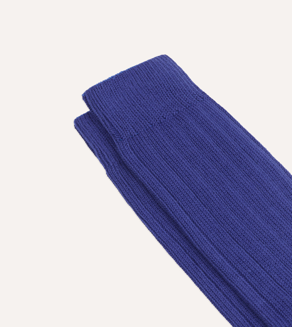 Blue Cotton Casual Socks
