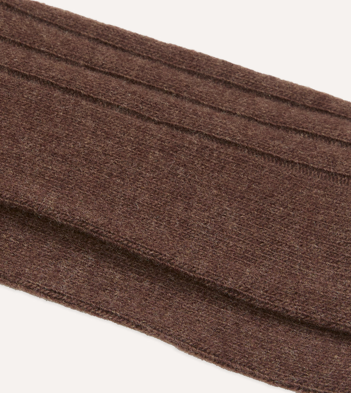 Brown Wool Casual Socks