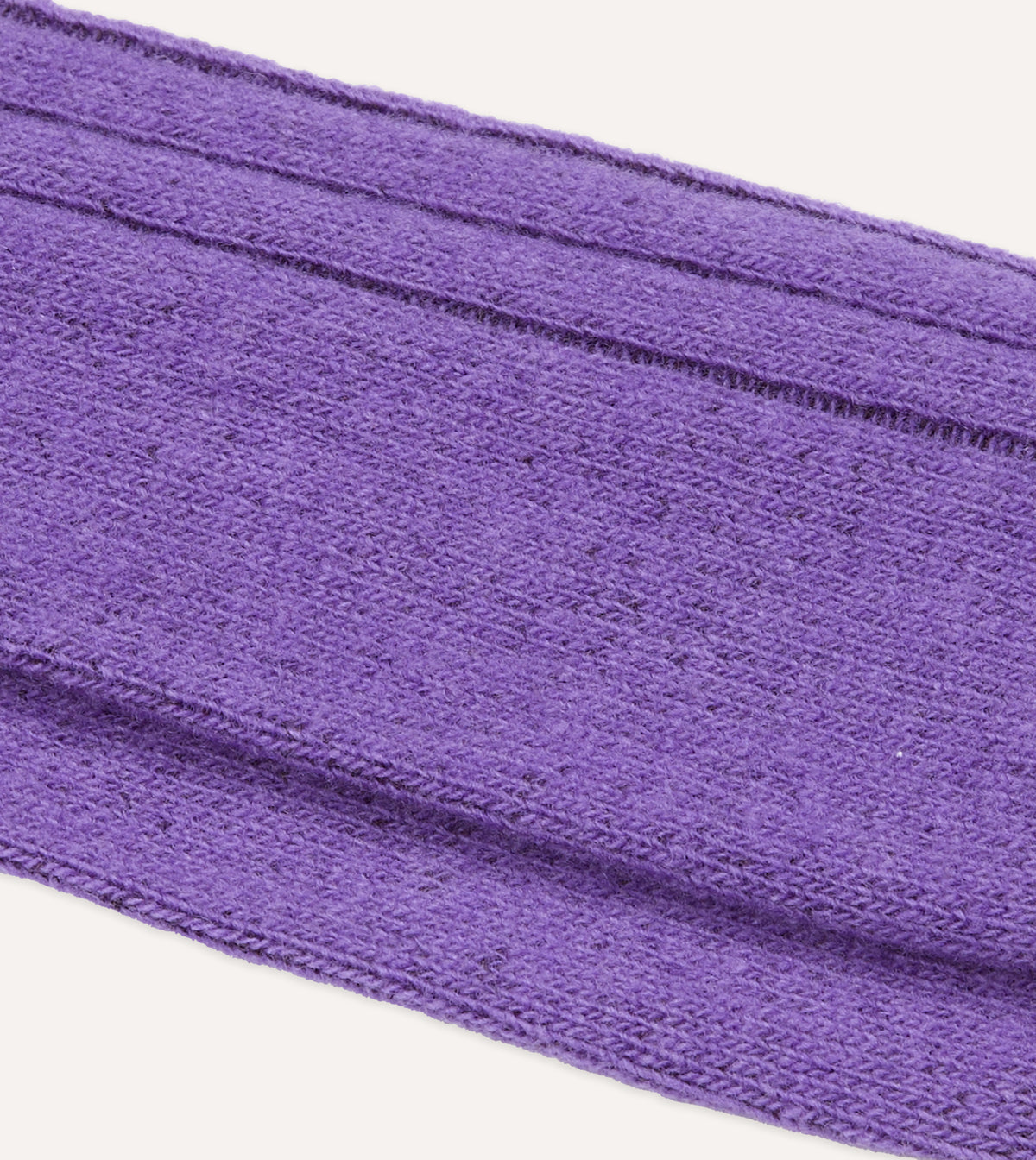 Purple Wool Casual Socks