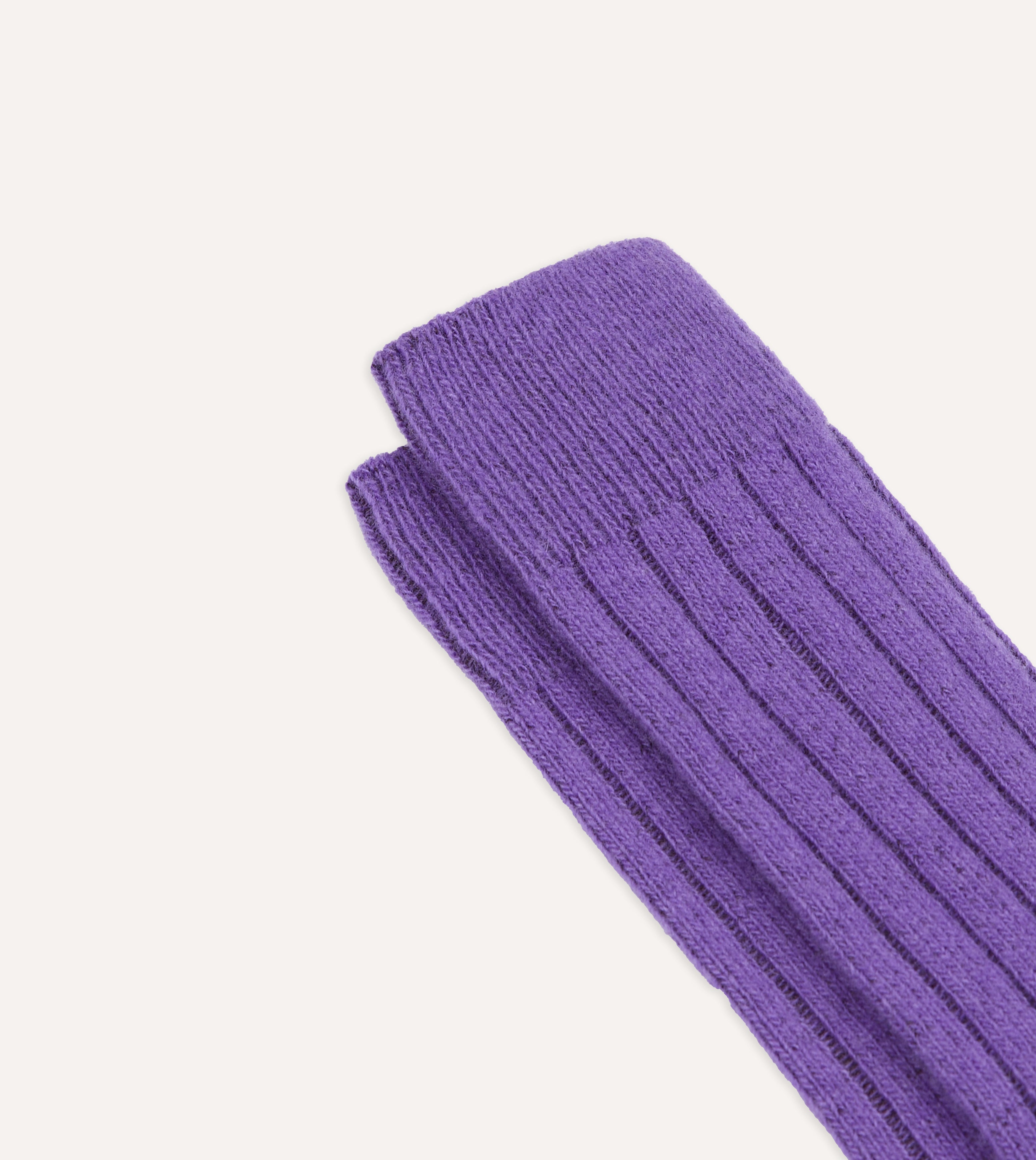 Purple Wool Casual Socks