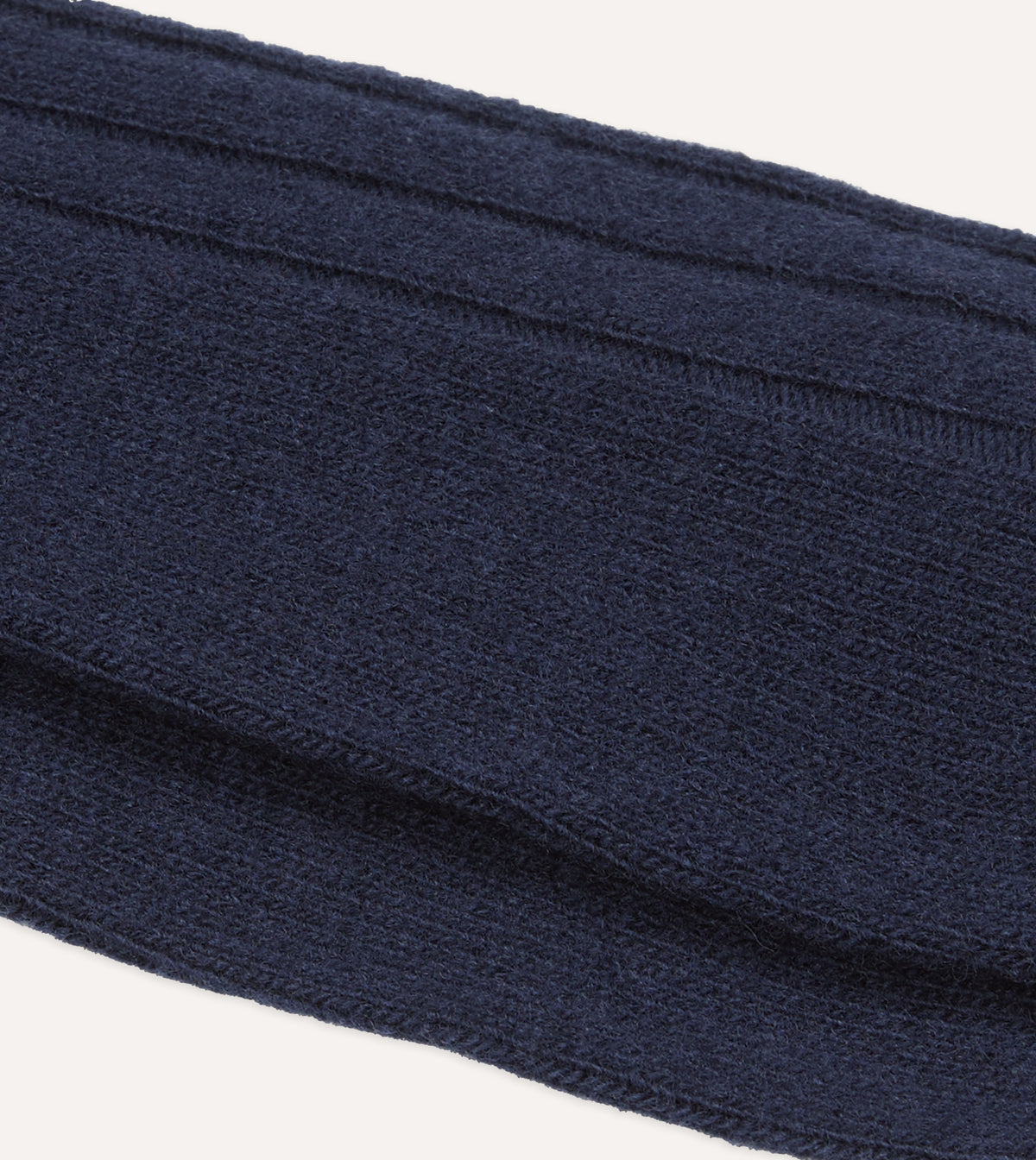 Navy Wool Casual Socks