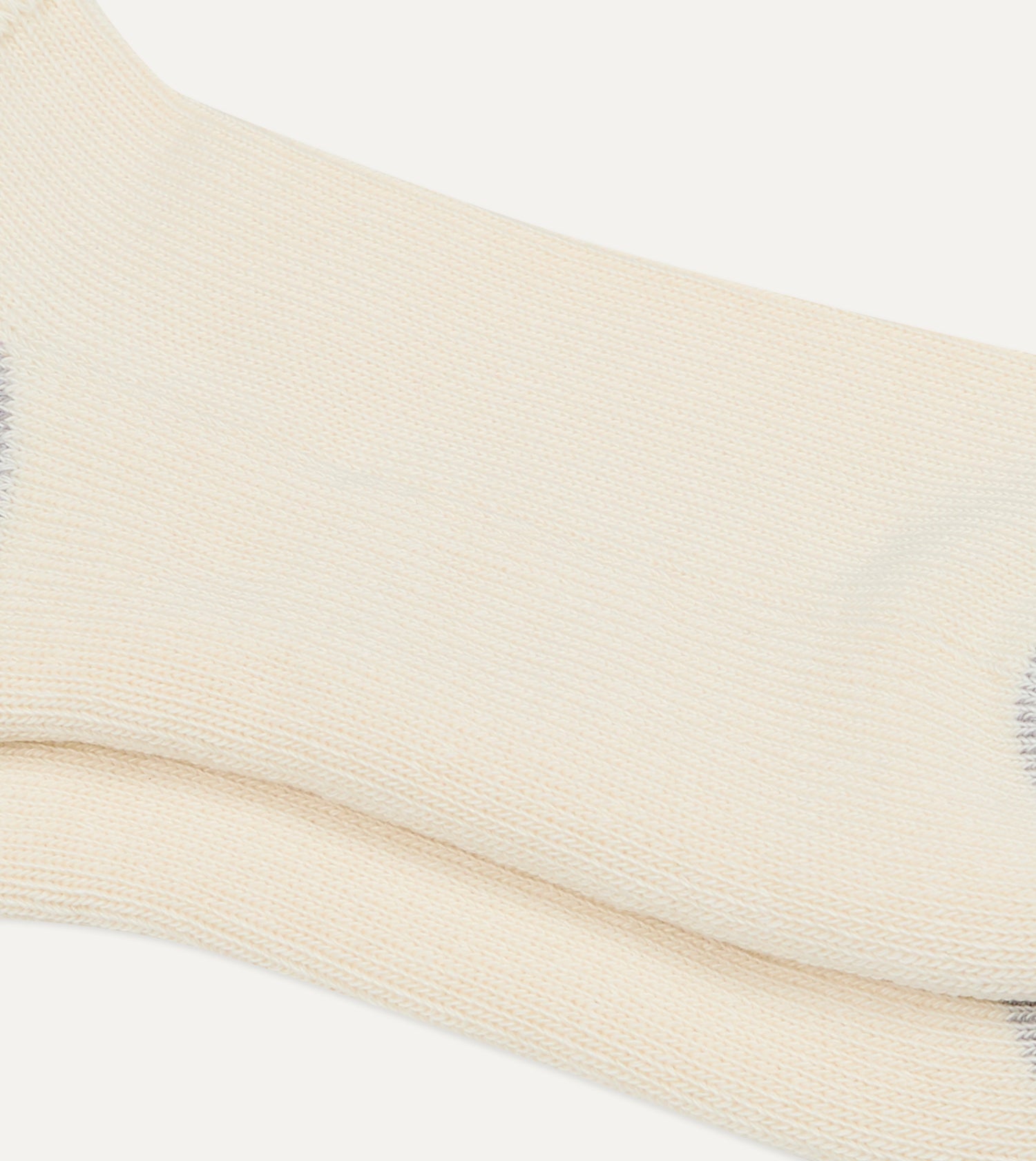 RoToTo Burgundy and Yellow Cotton Crew Socks