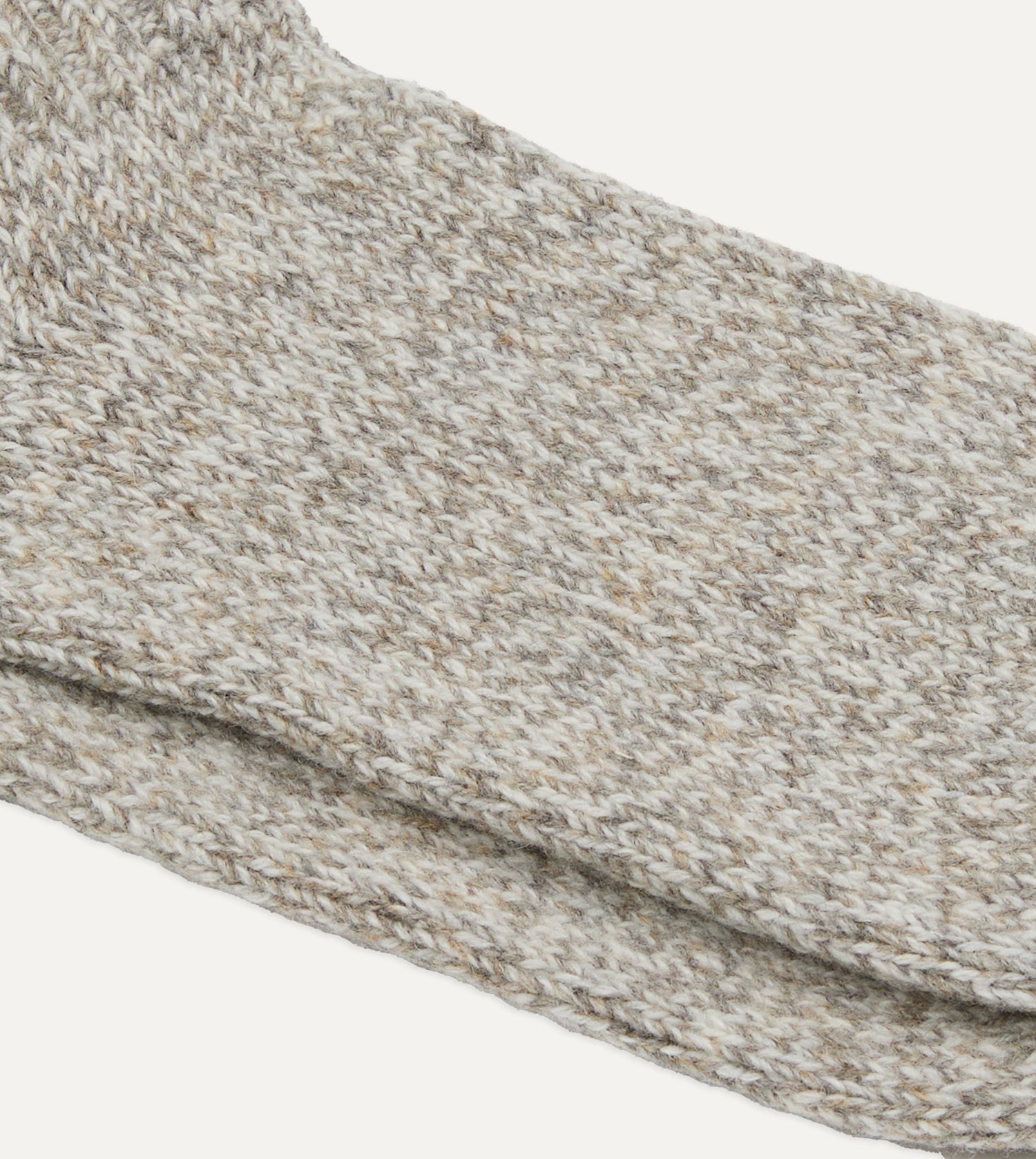 RoToTo Grey and Green Merino Wool Ragg Socks