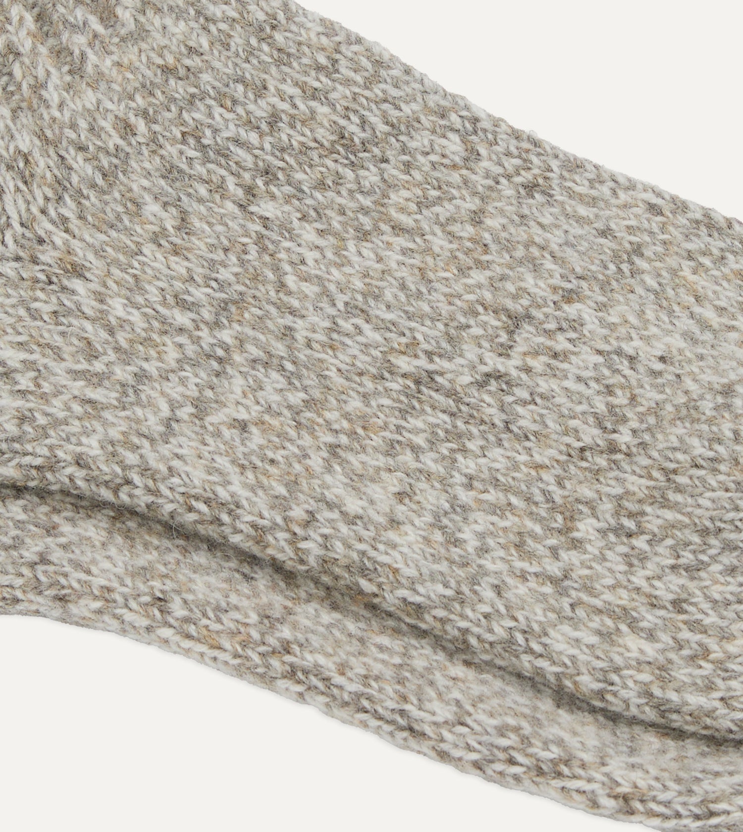 RoToTo Grey and Red Merino Wool Ragg Socks