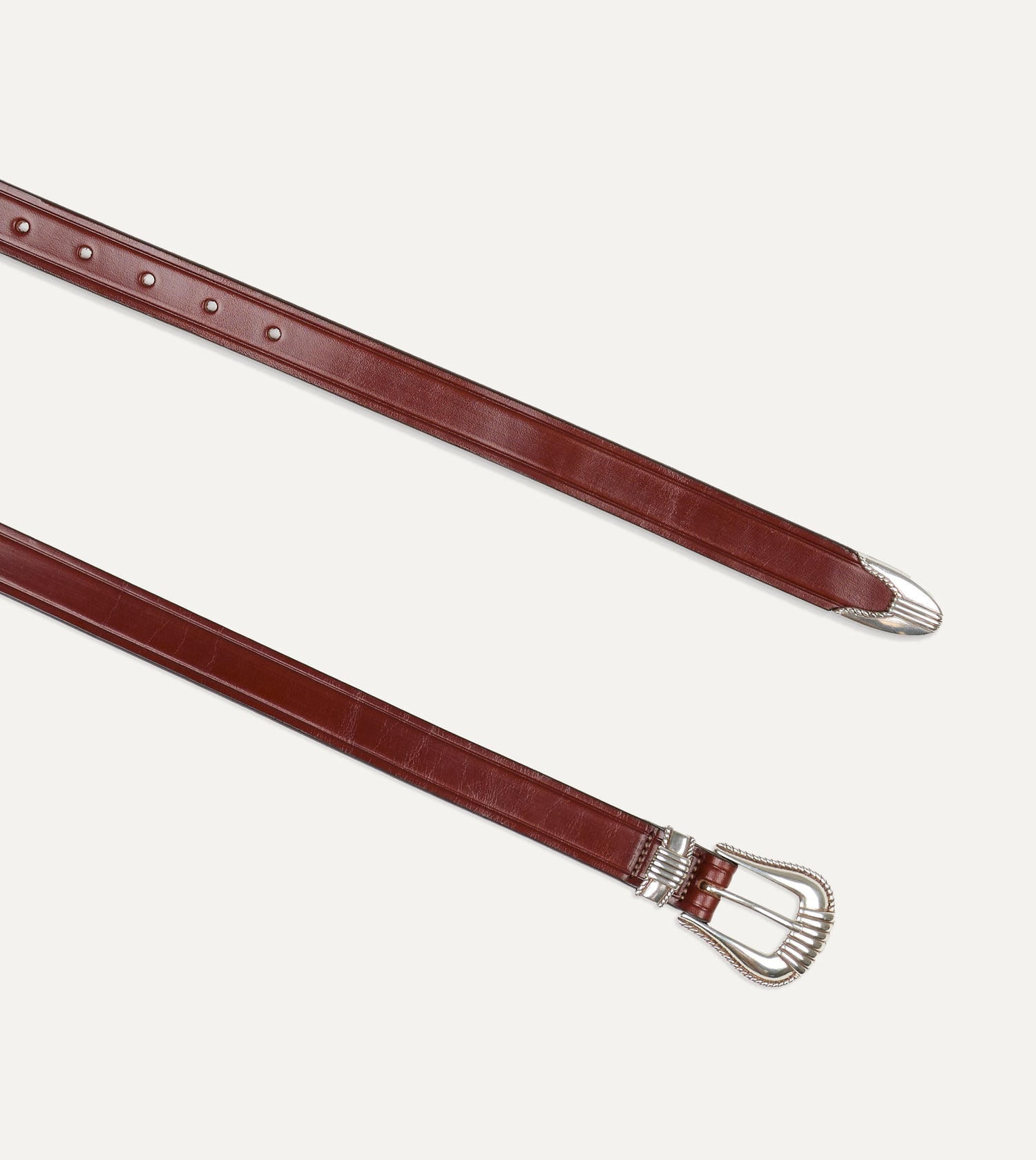 Monitaly Extended 1" Oakbark Leather Belt
