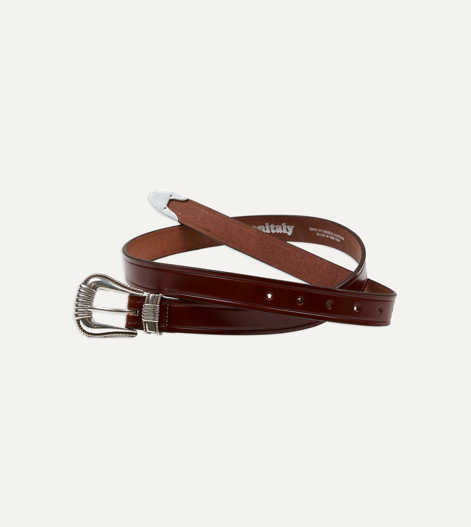 Monitaly Extended 1" Oakbark Leather Belt