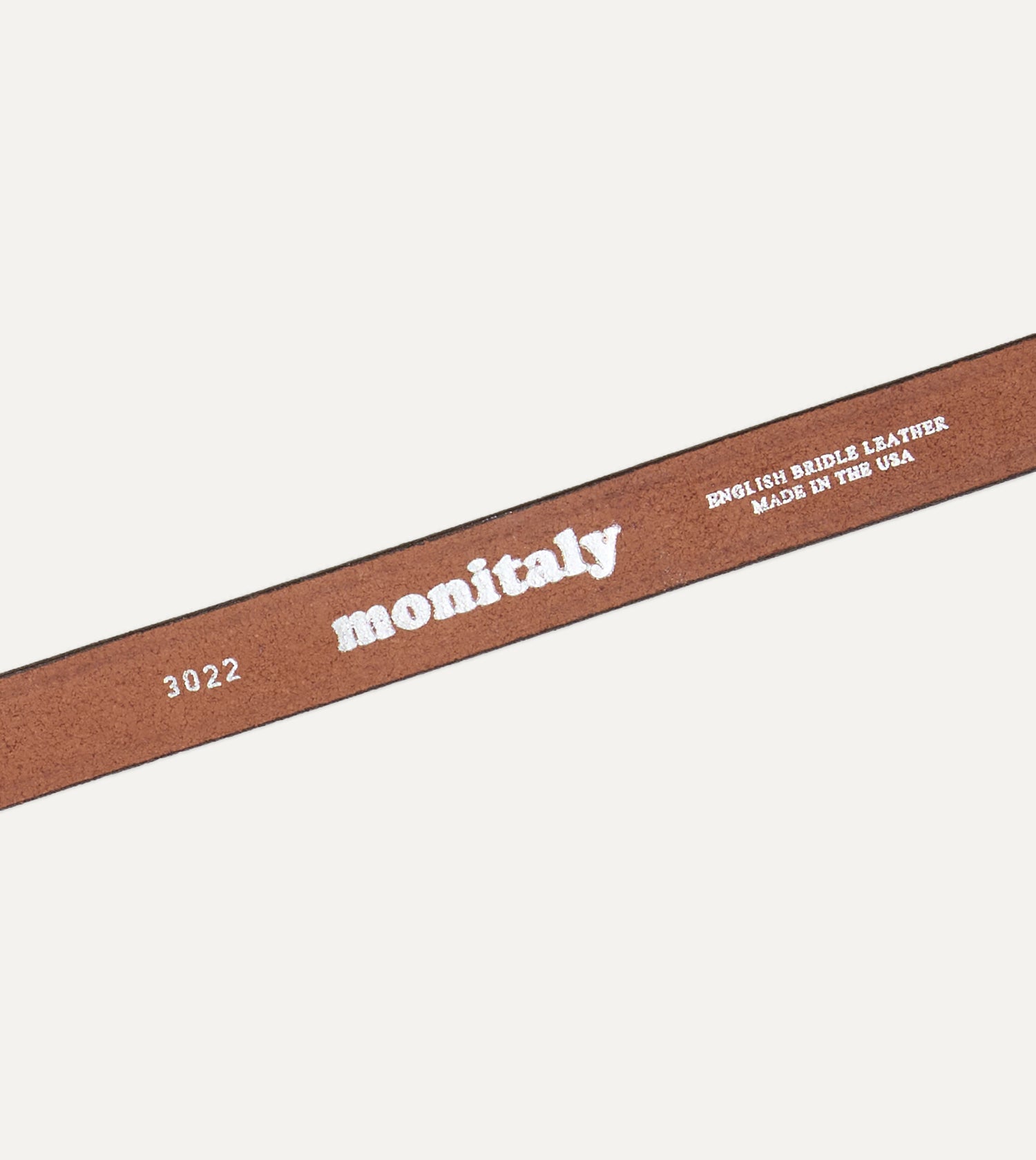 Monitaly Extended 1" Oakbark Leather Belt