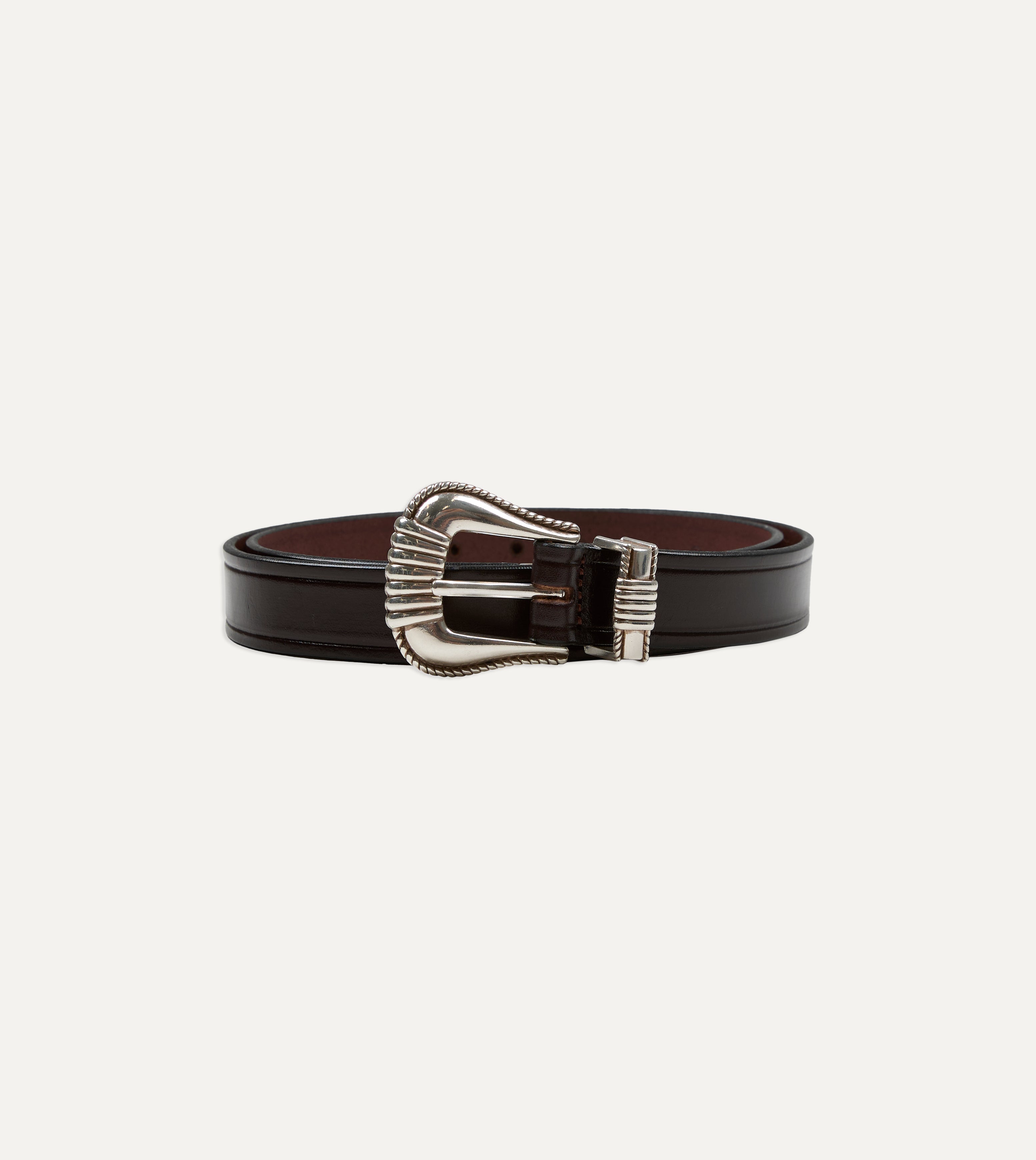 Monitaly Extended 1" Havana Leather Belt