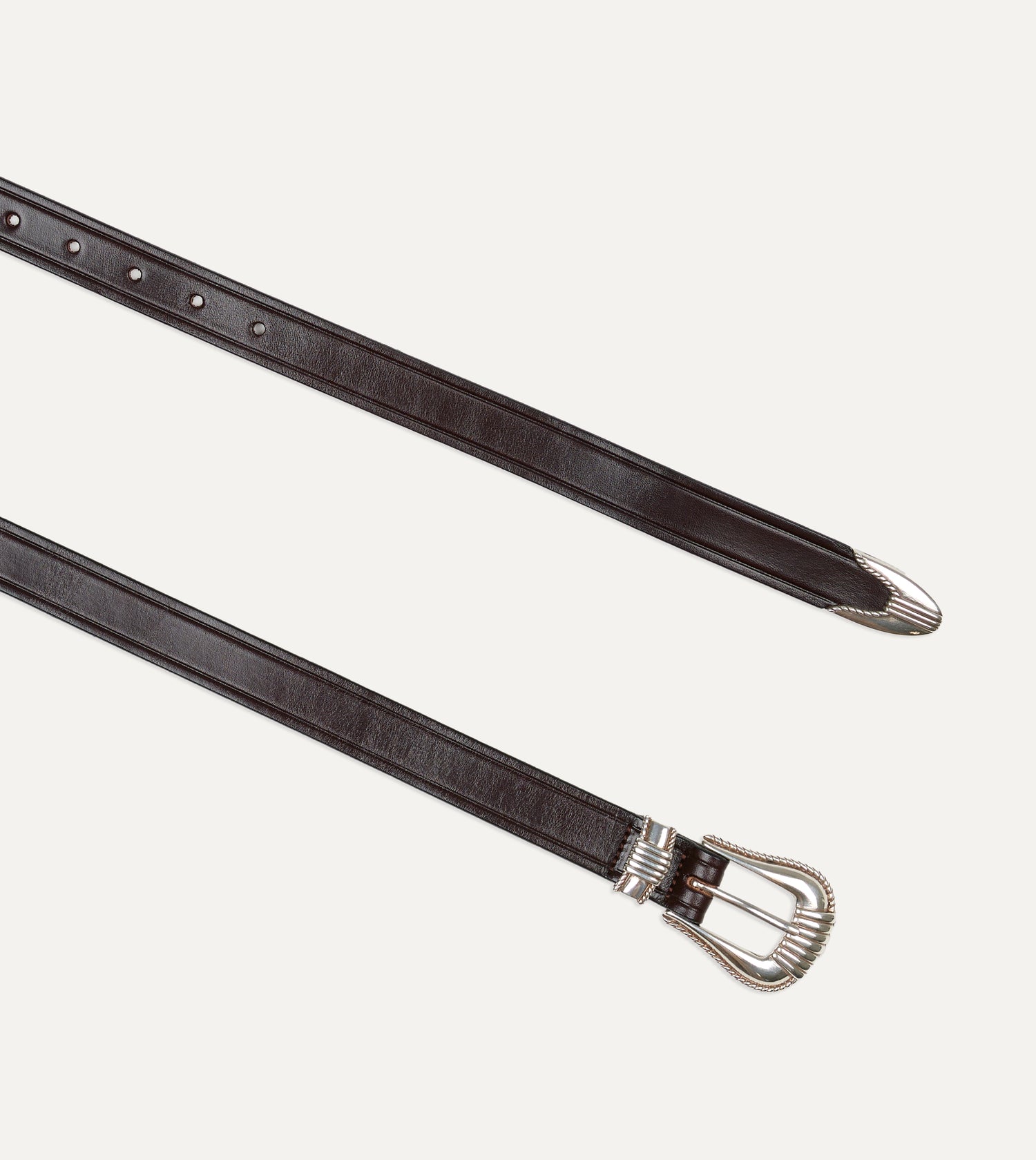 Monitaly Extended 1" Havana Leather Belt