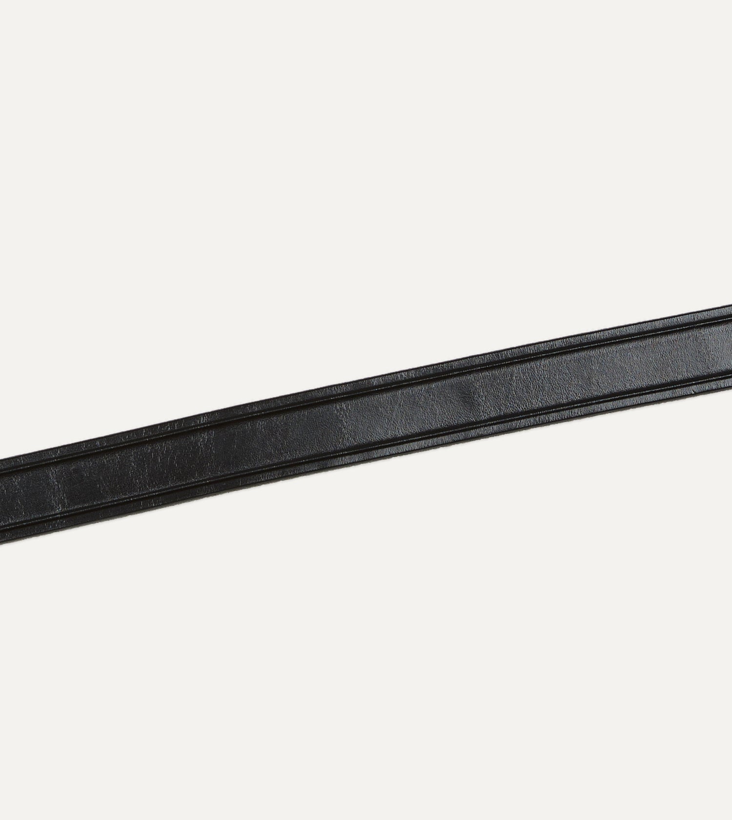 Monitaly Extended 1" Black Leather Belt