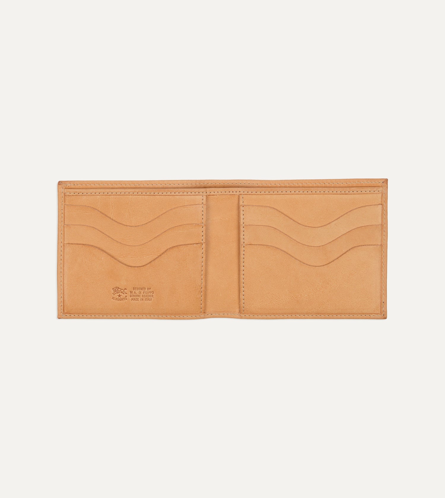 Il Bisonte Bi-Fold Leather Wallet