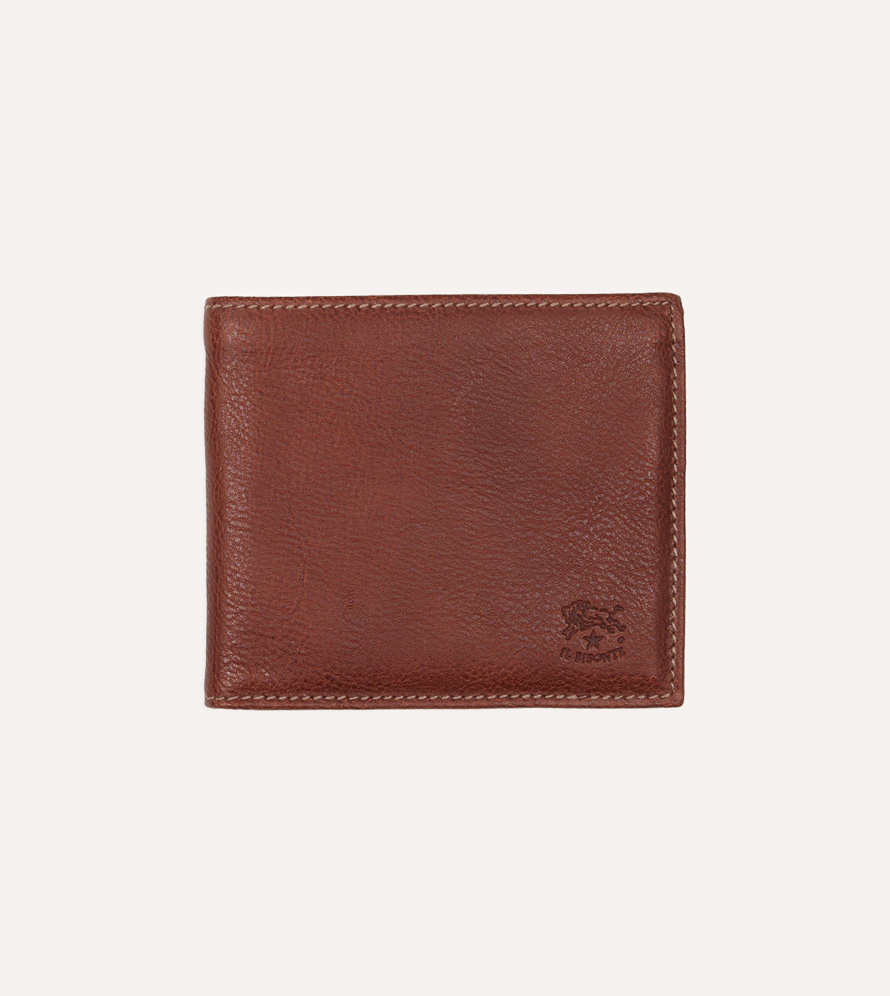 Il Bisonte Bi-Fold Sepia Leather Wallet