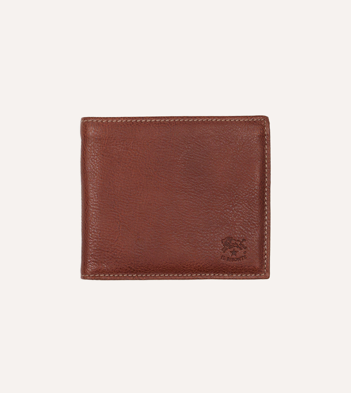 Il Bisonte Bi-Fold Sepia Leather Wallet