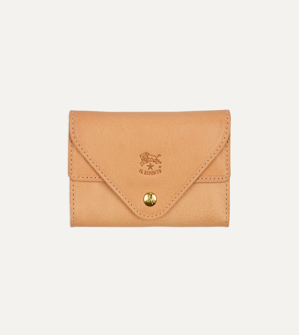 IL BISONTE パース Il Bisonte Leather Double Fold Card Case – Drakes US