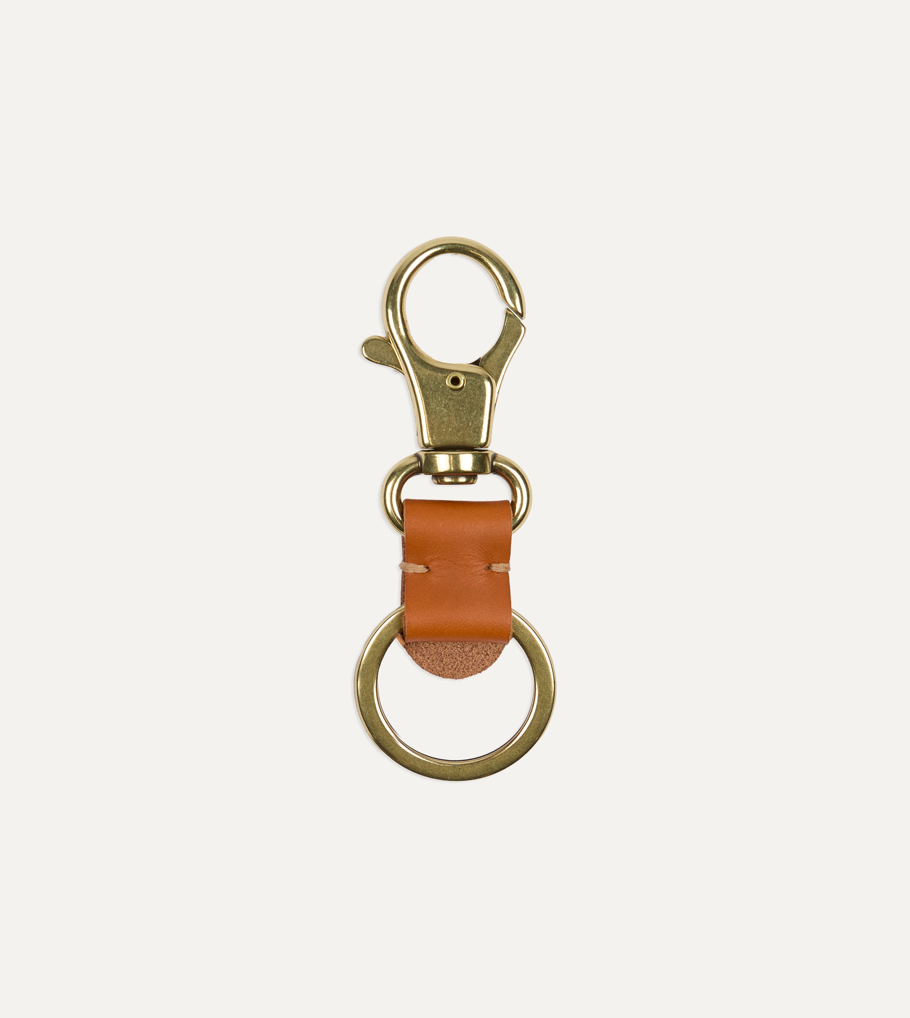 Il Bisonte Leather Key Clip