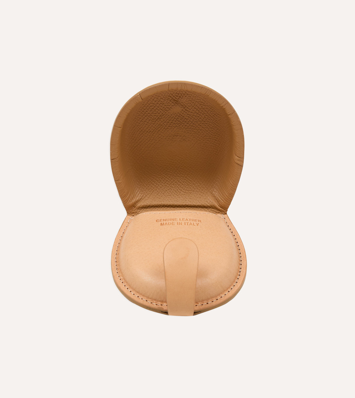 Il Bisonte Natural Leather Coin Case