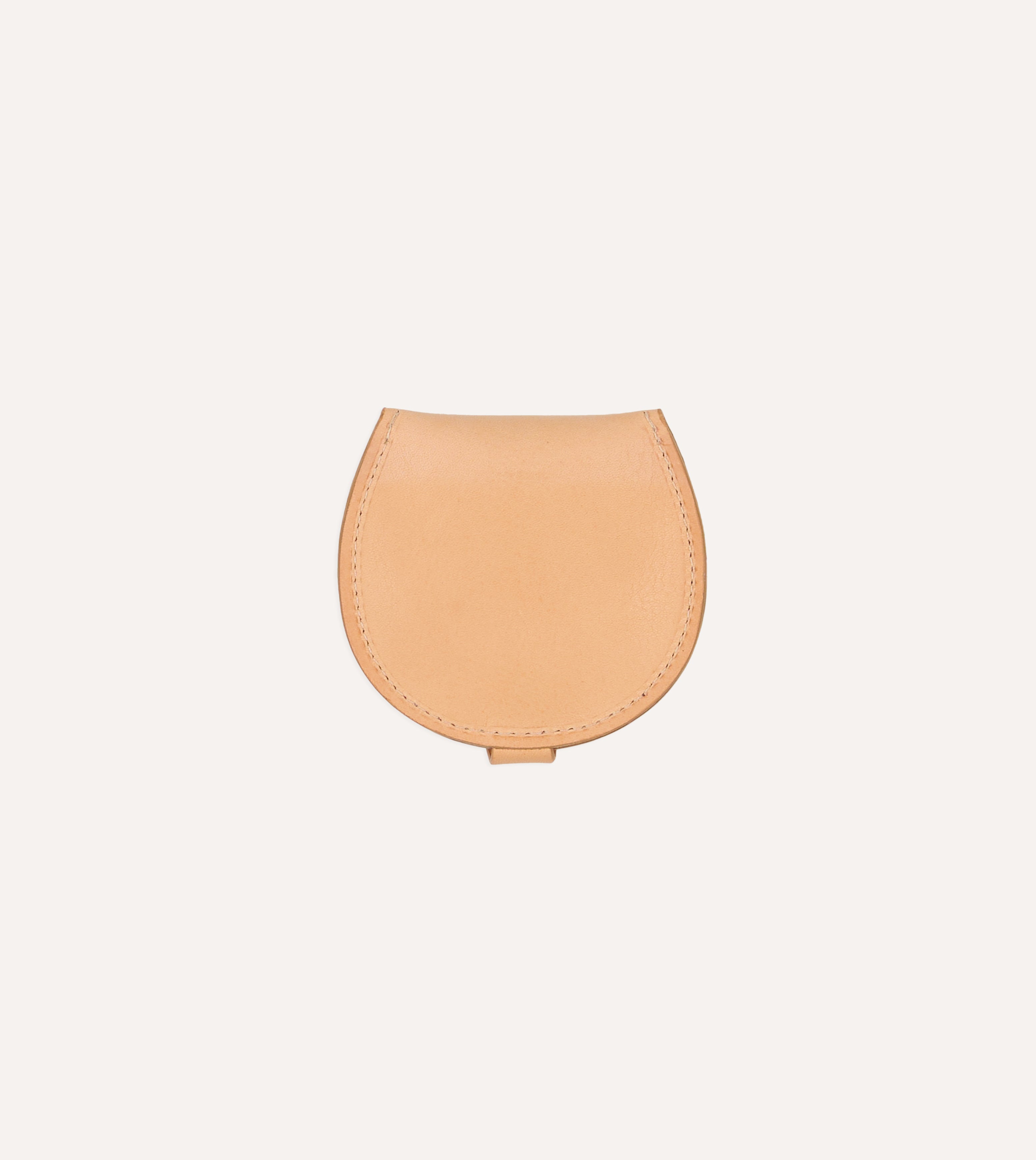 Il Bisonte Natural Leather Coin Case