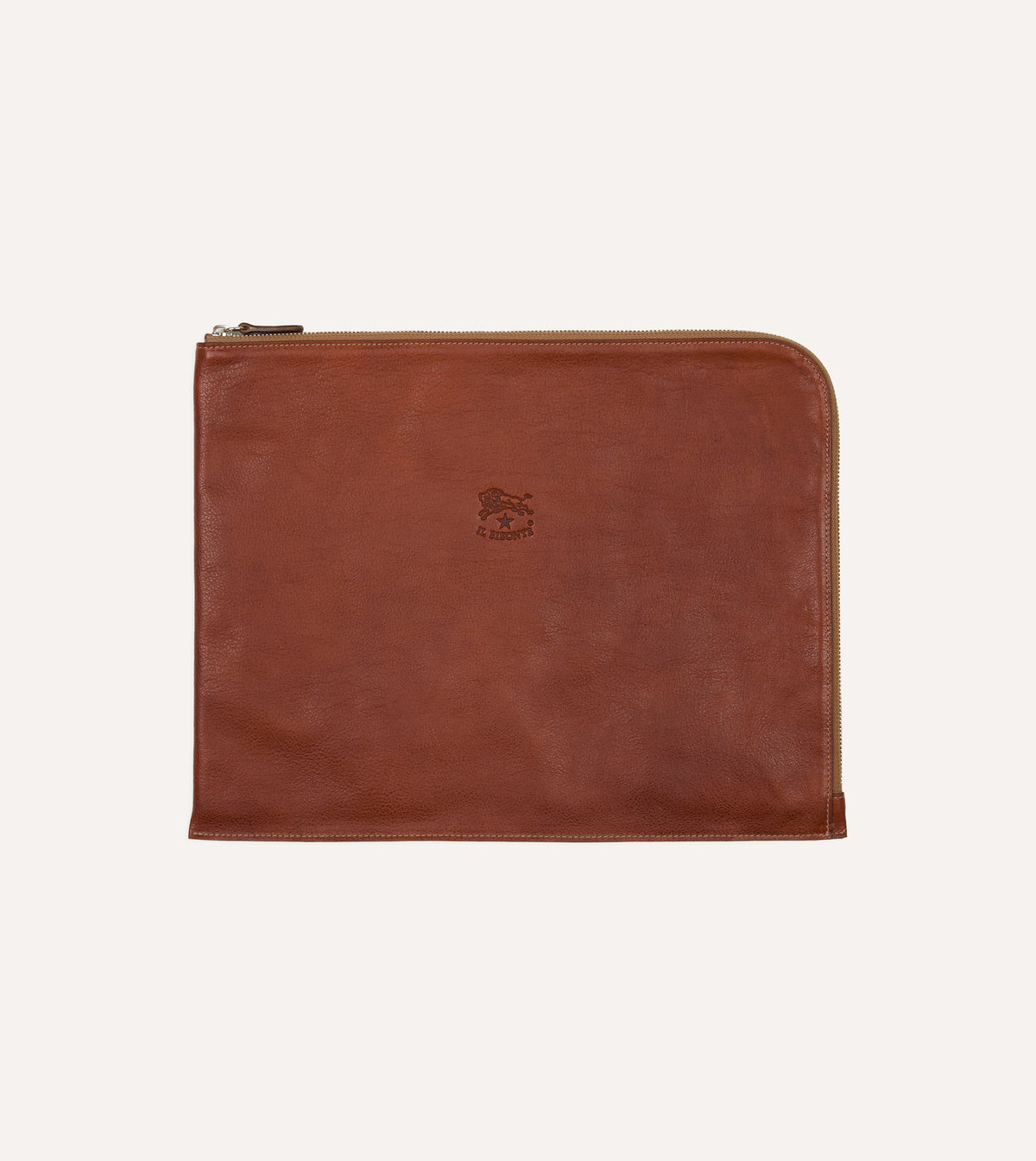 Il Bisonte Seppia Leather Laptop Case