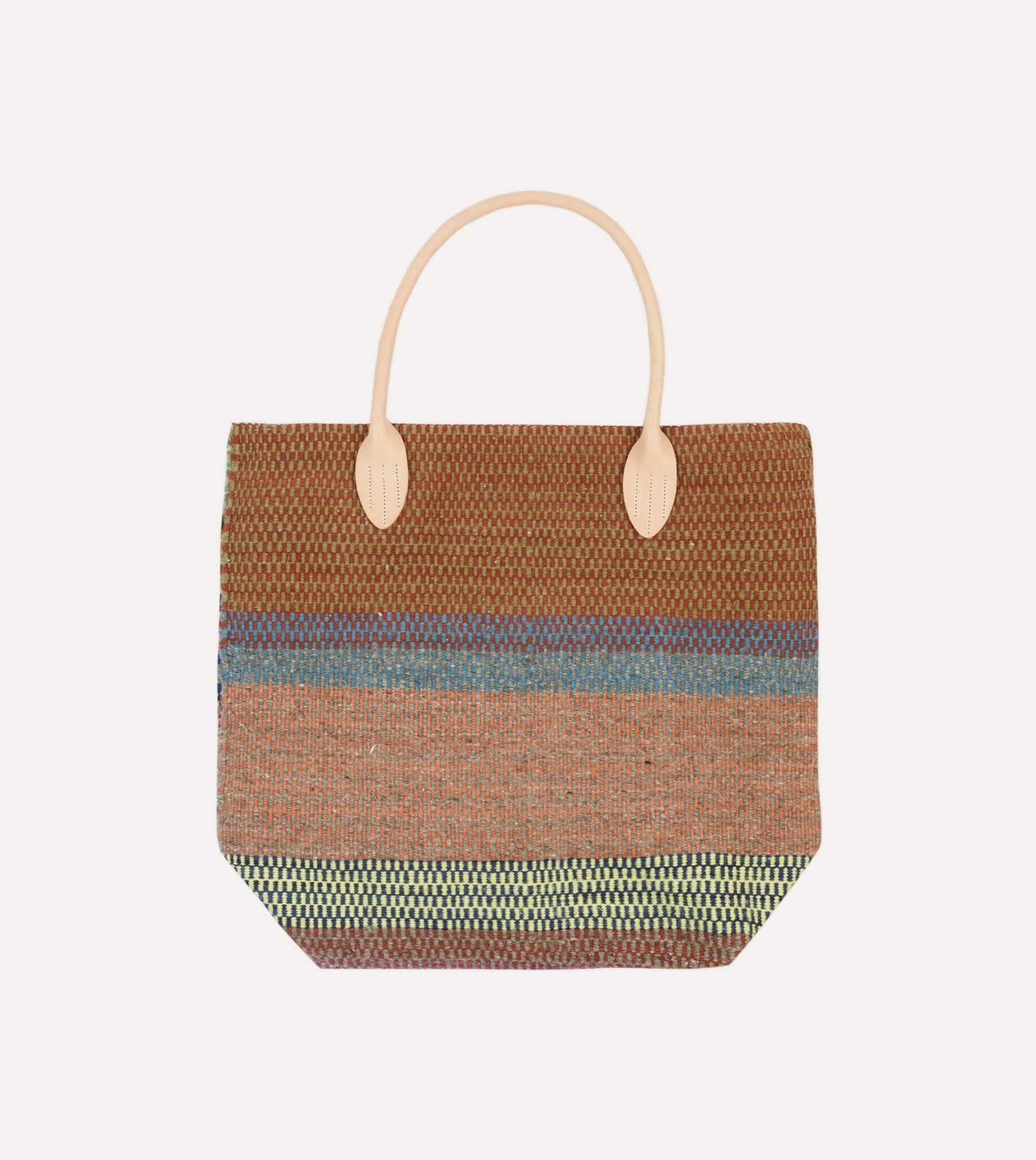 Chamula Stripe Wool Blanket Tote