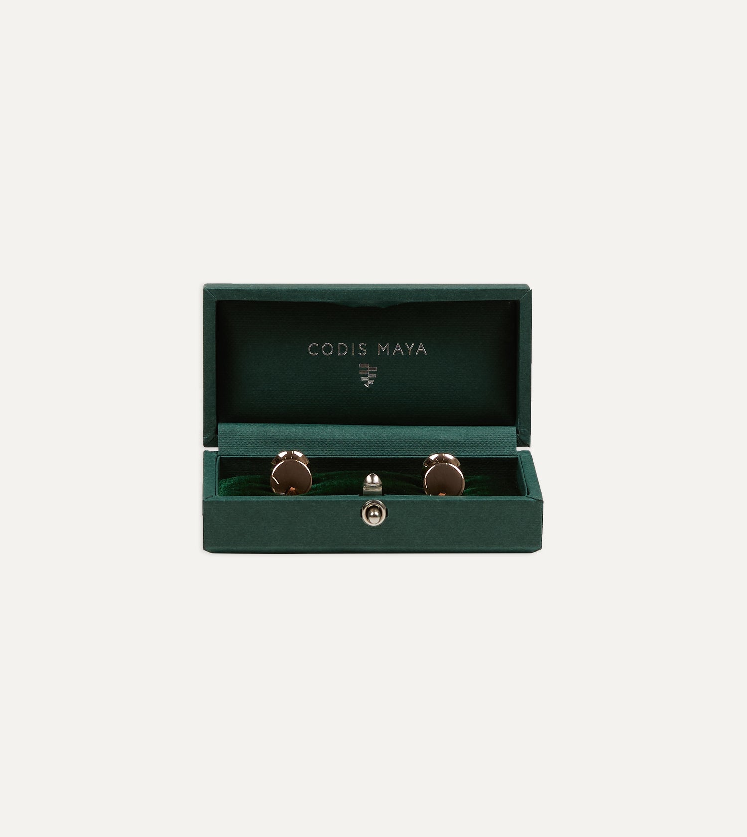 Codis Maya Rose Gold Bow Cufflinks