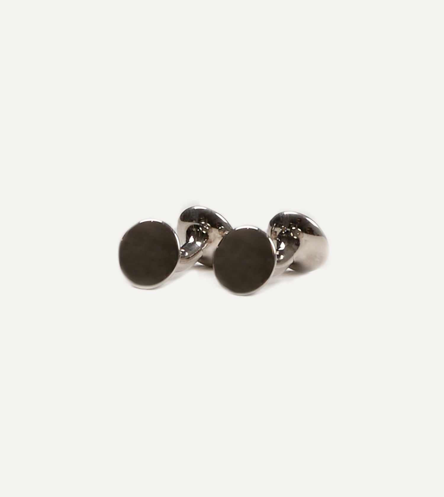 Codis Maya Rhodium Bow Cufflinks