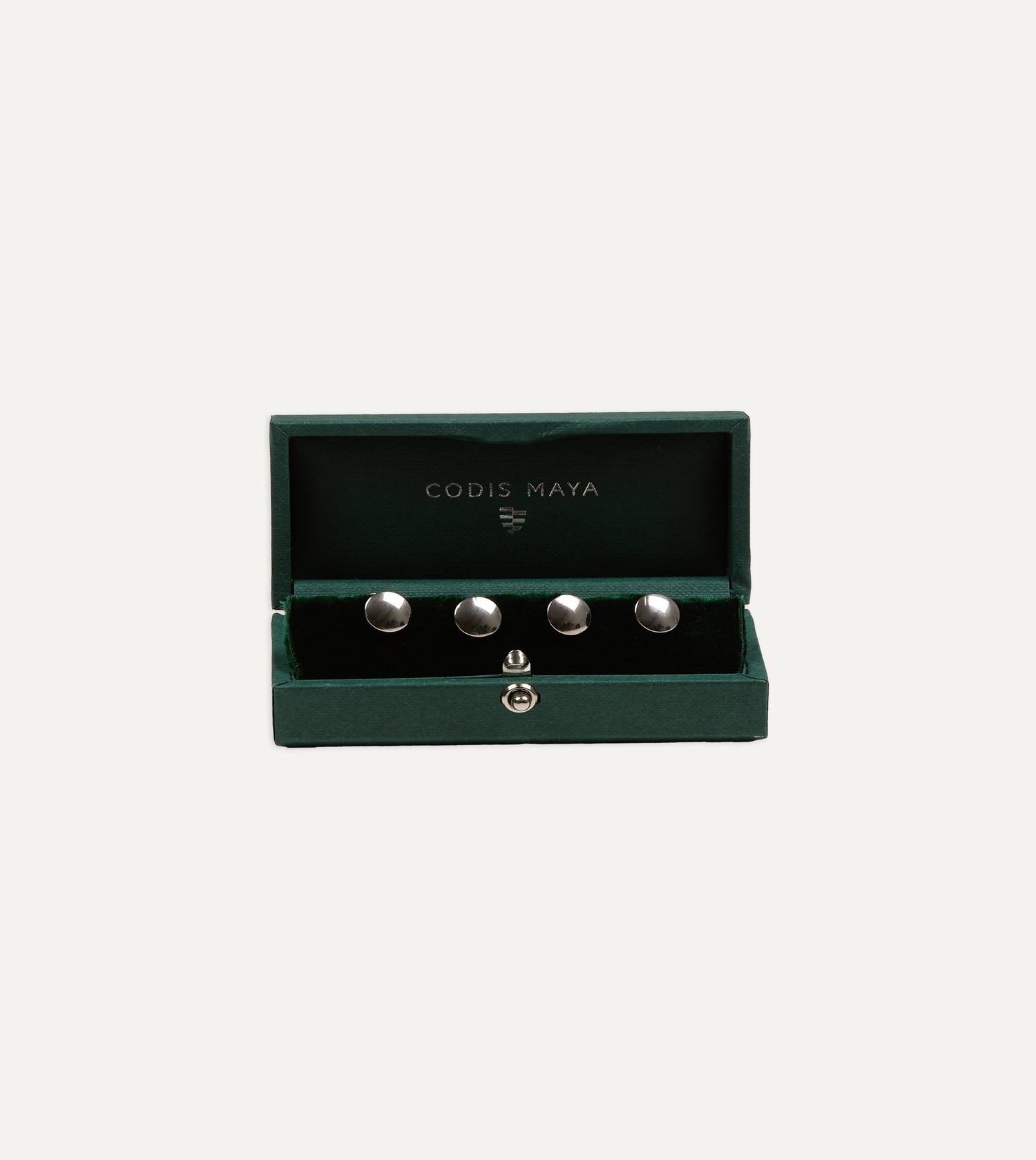 Codis Maya Rhodium Stud Set