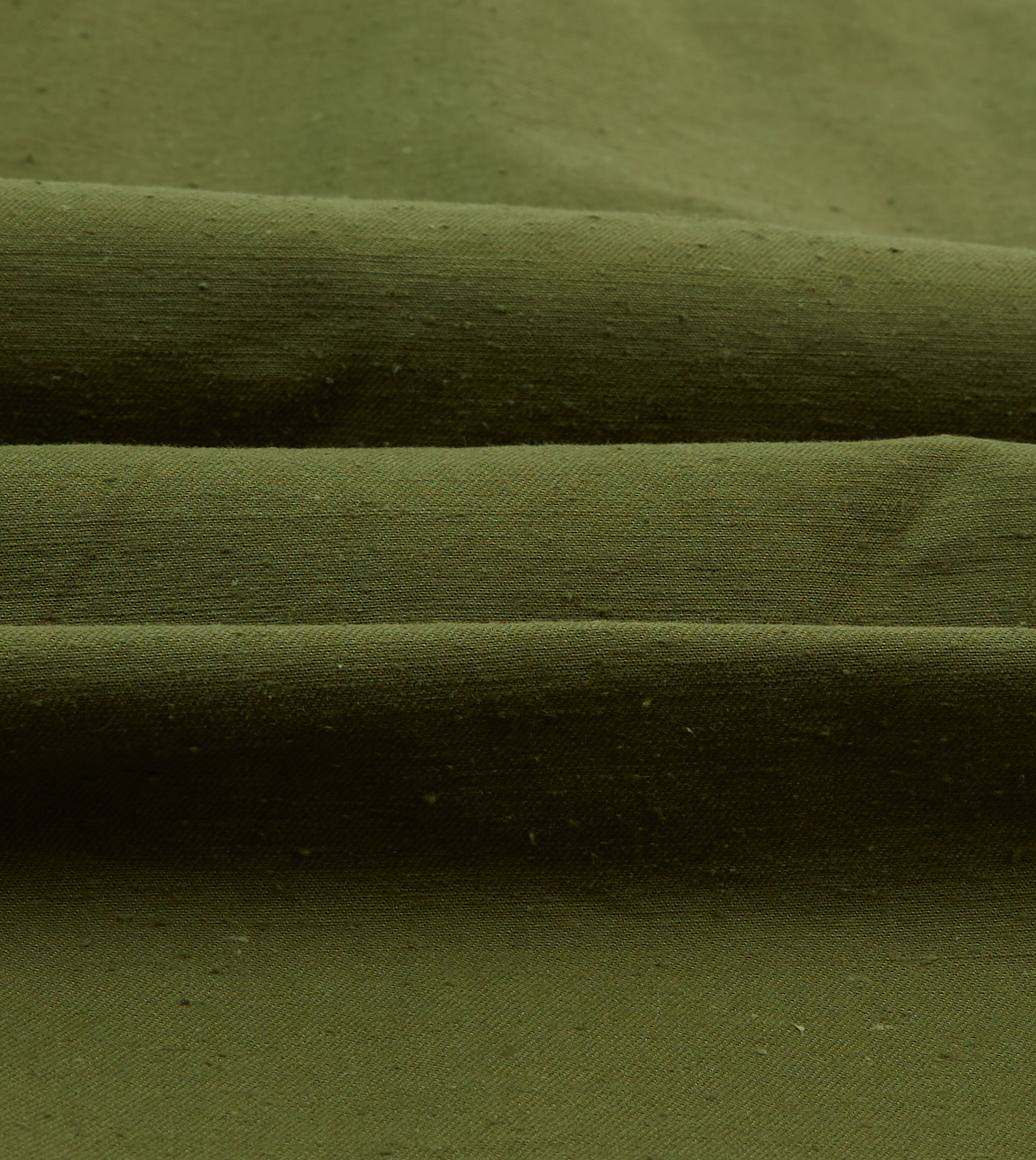 Olive Cotton Overshirt