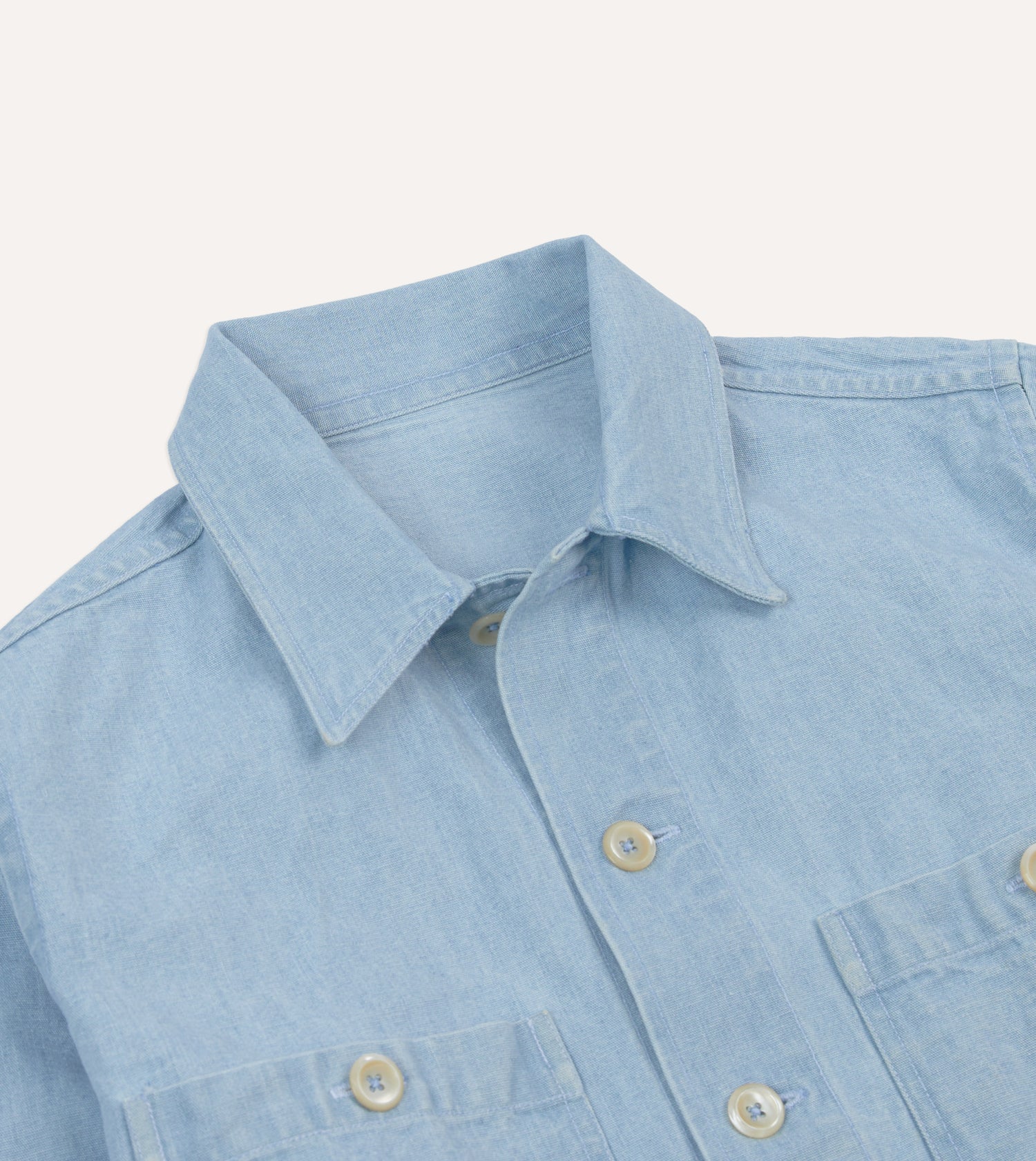 Bleach Wash Denim Field Shirt