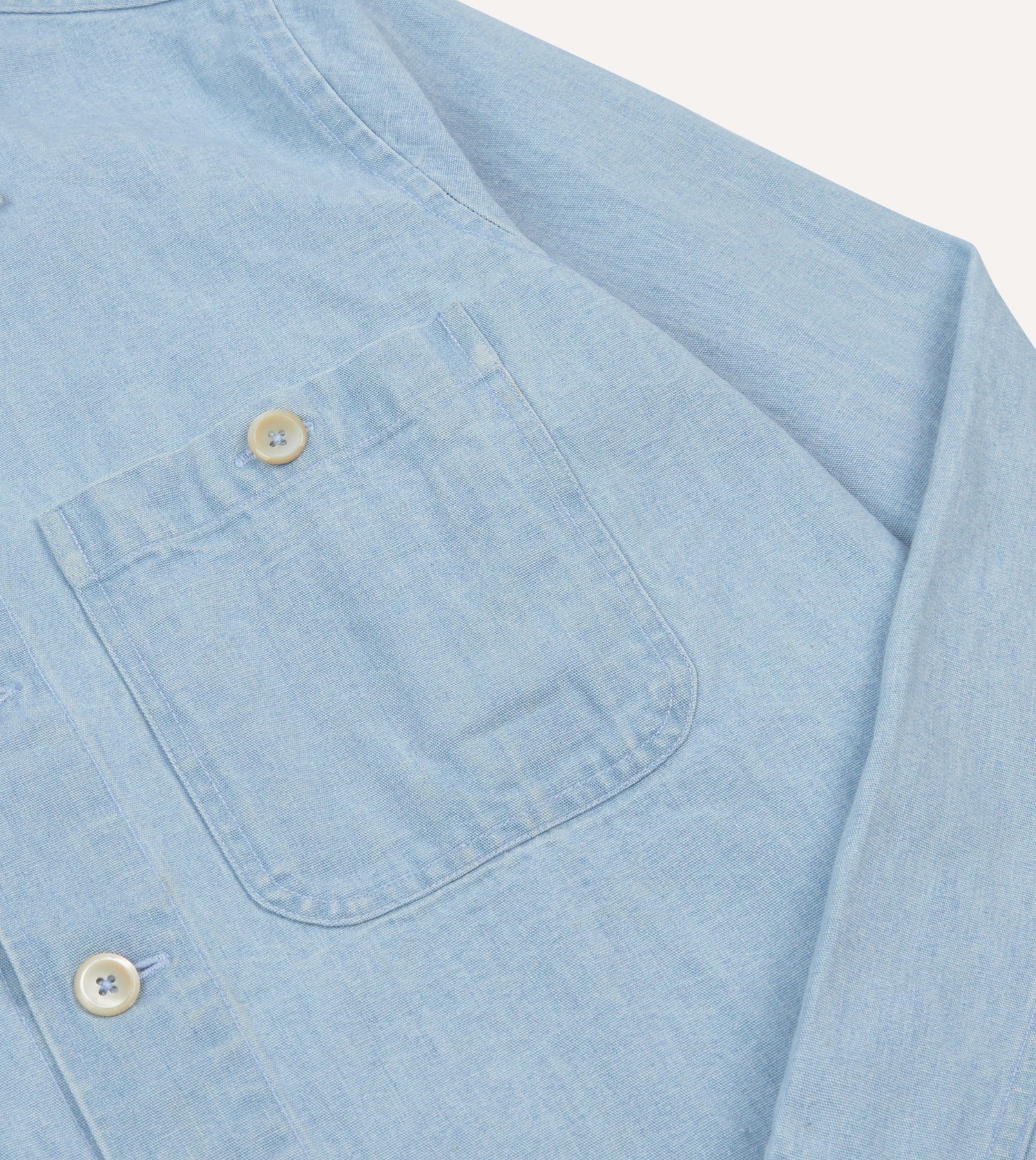Bleach Wash Denim Field Shirt