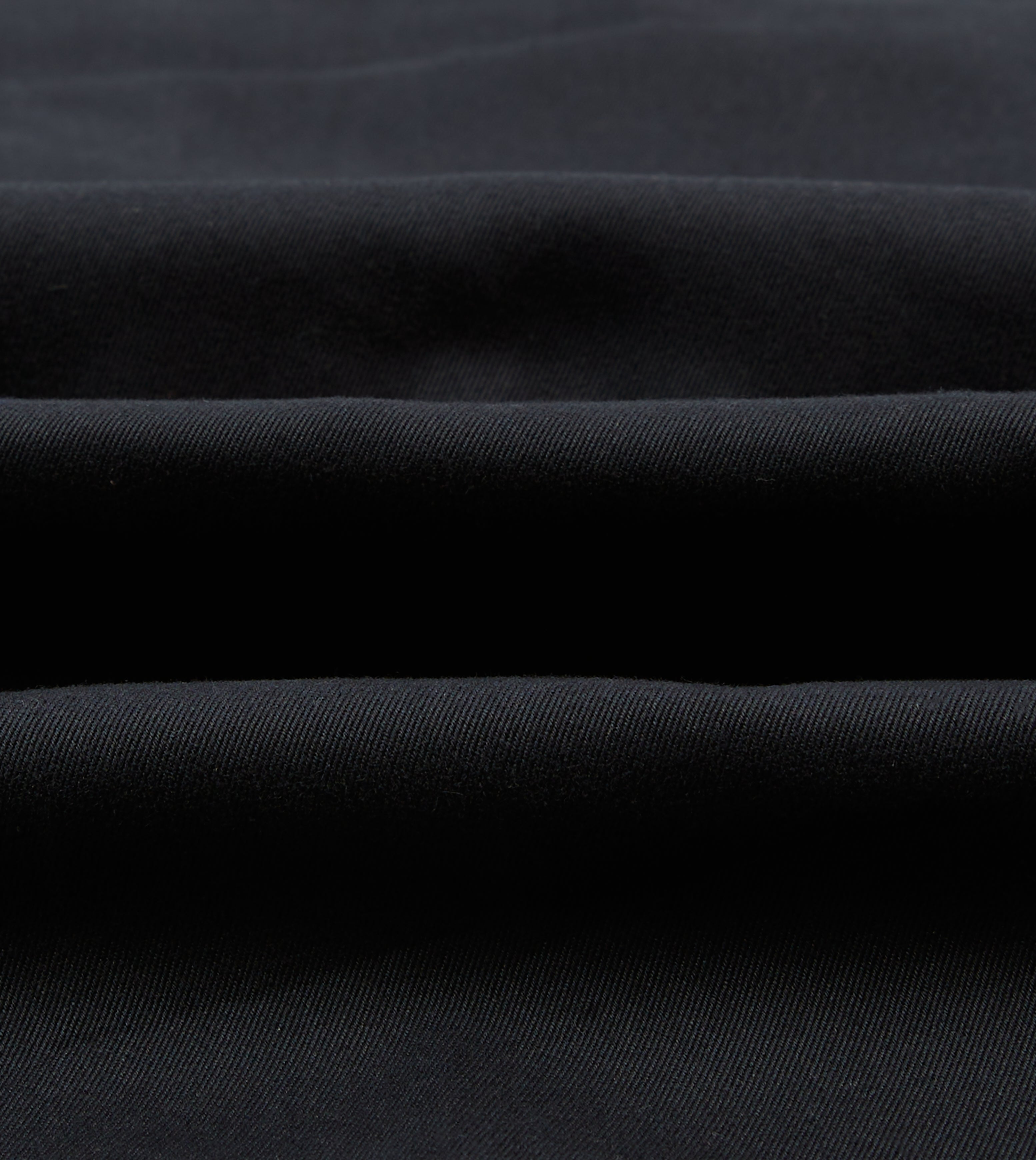 Navy Cotton Military Overshirt