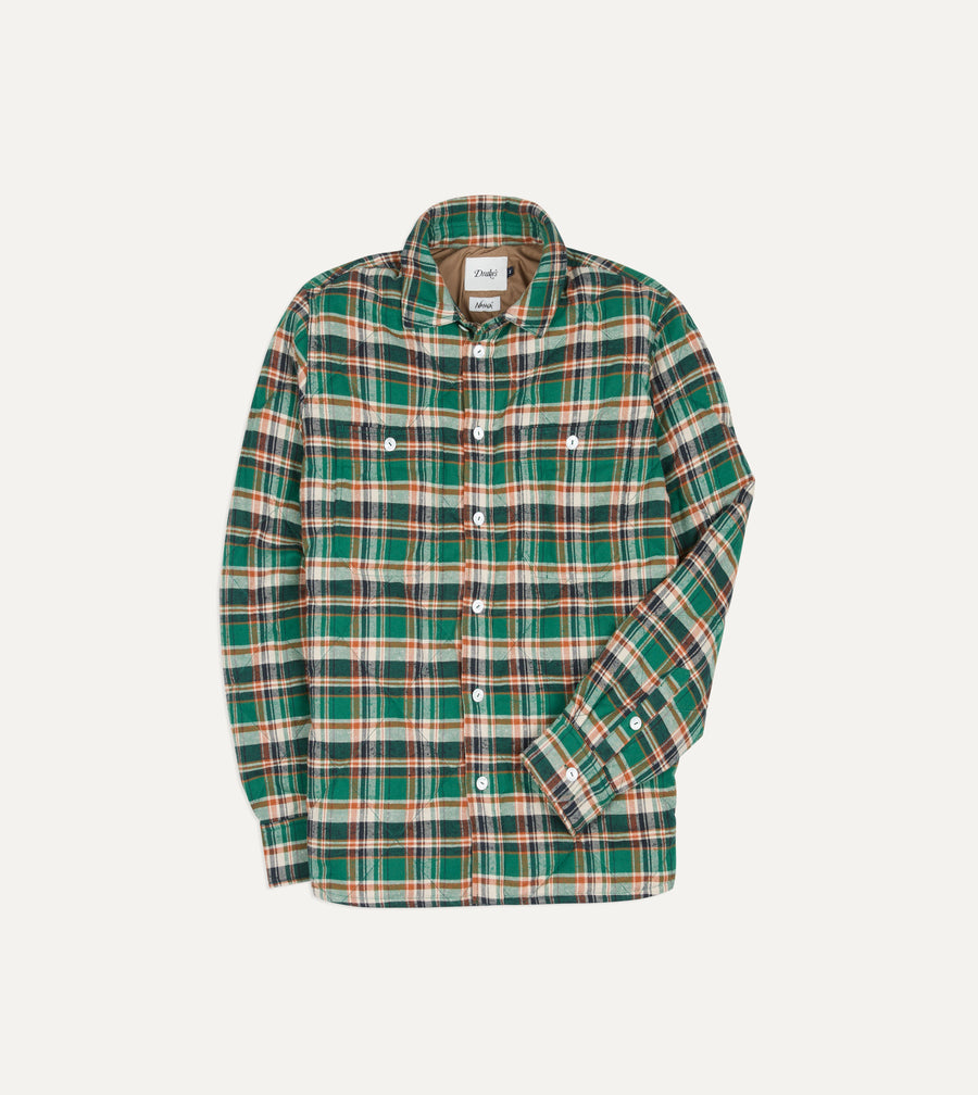 Drake’s by Nanga Quilted Work Shirt