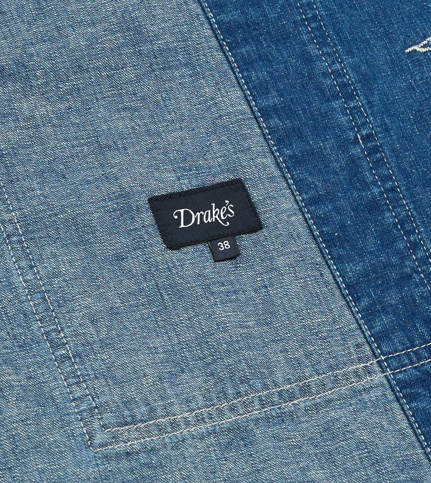 Stone Wash Selvedge Denim Field Shirt