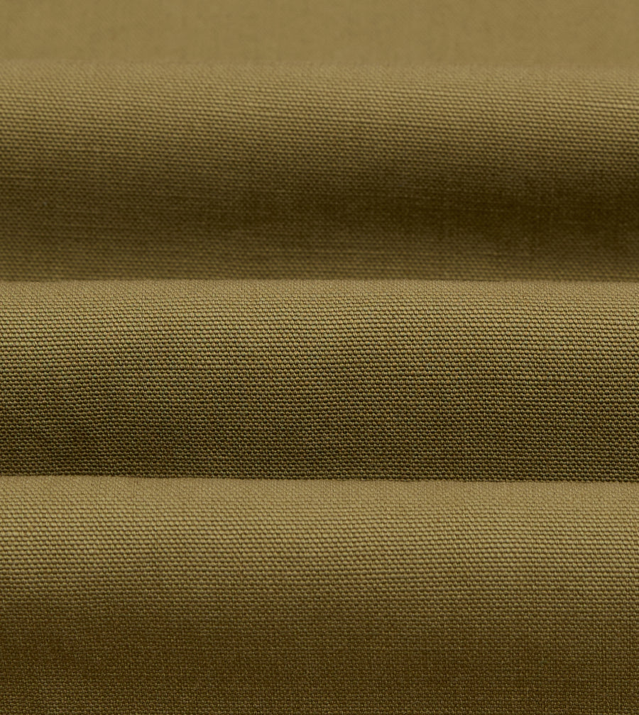 Olive Cotton-Linen Field Shirt