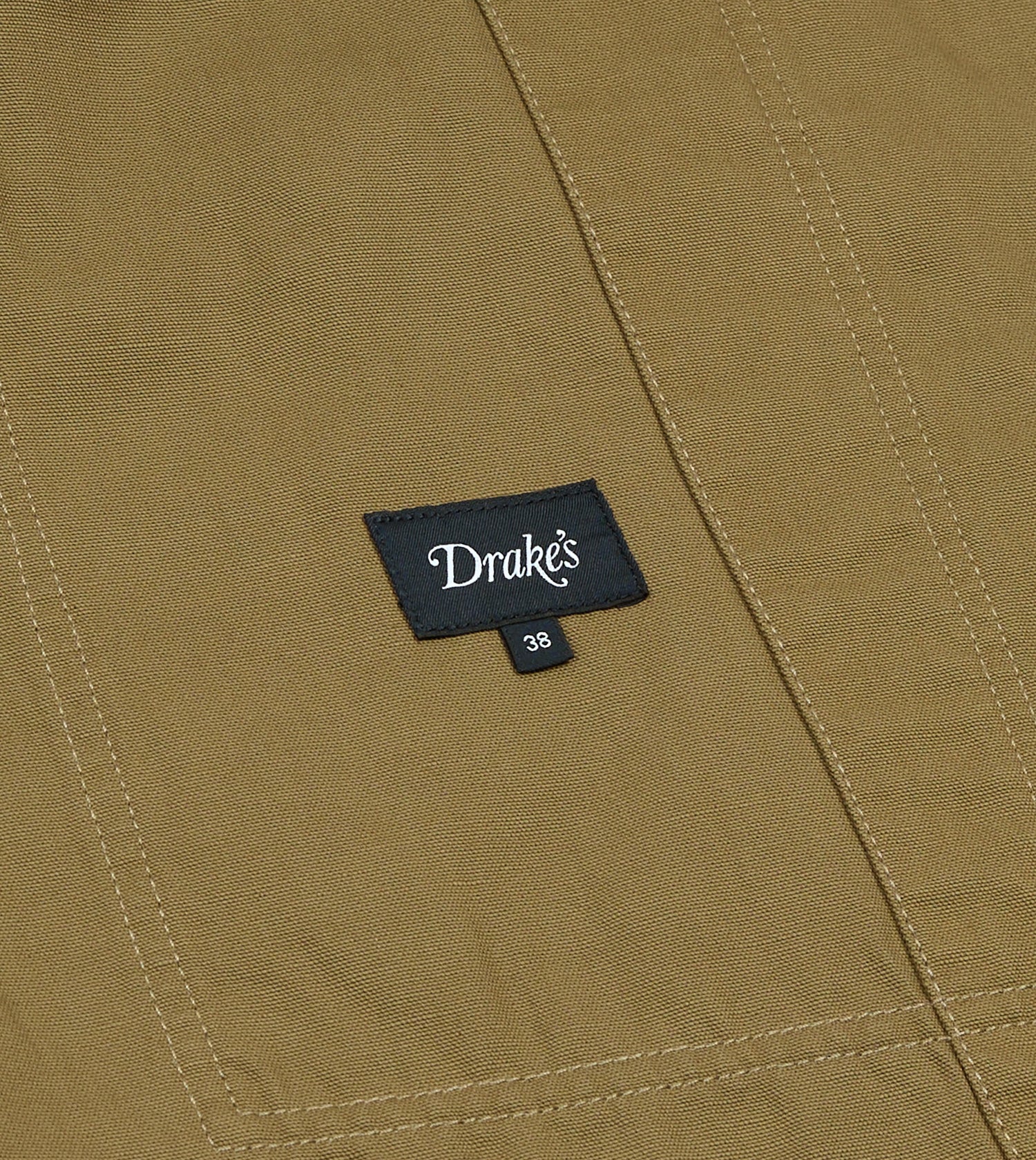 Olive Cotton-Linen Field Shirt