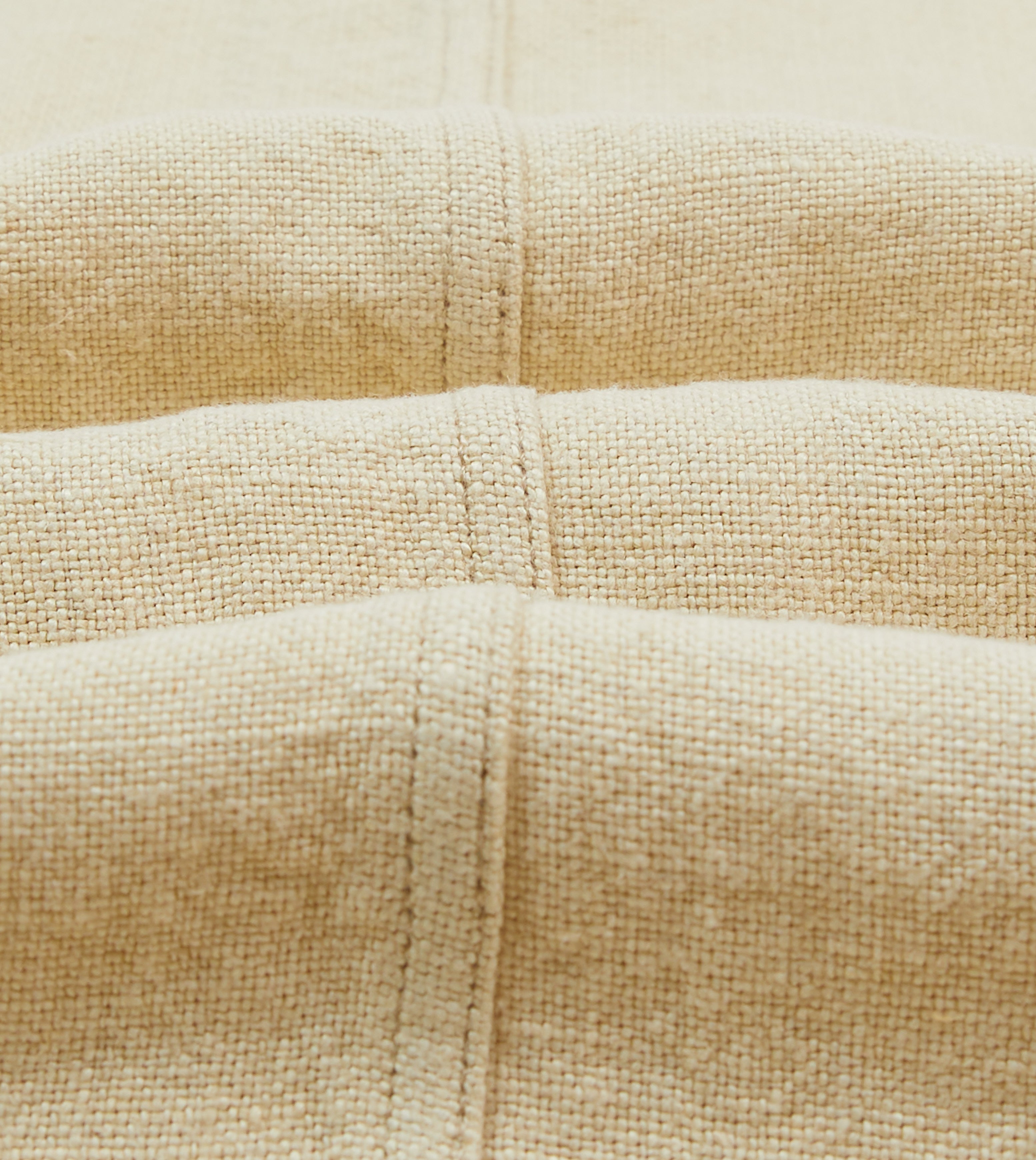 Ecru Linen Five-Pocket Chore Jacket