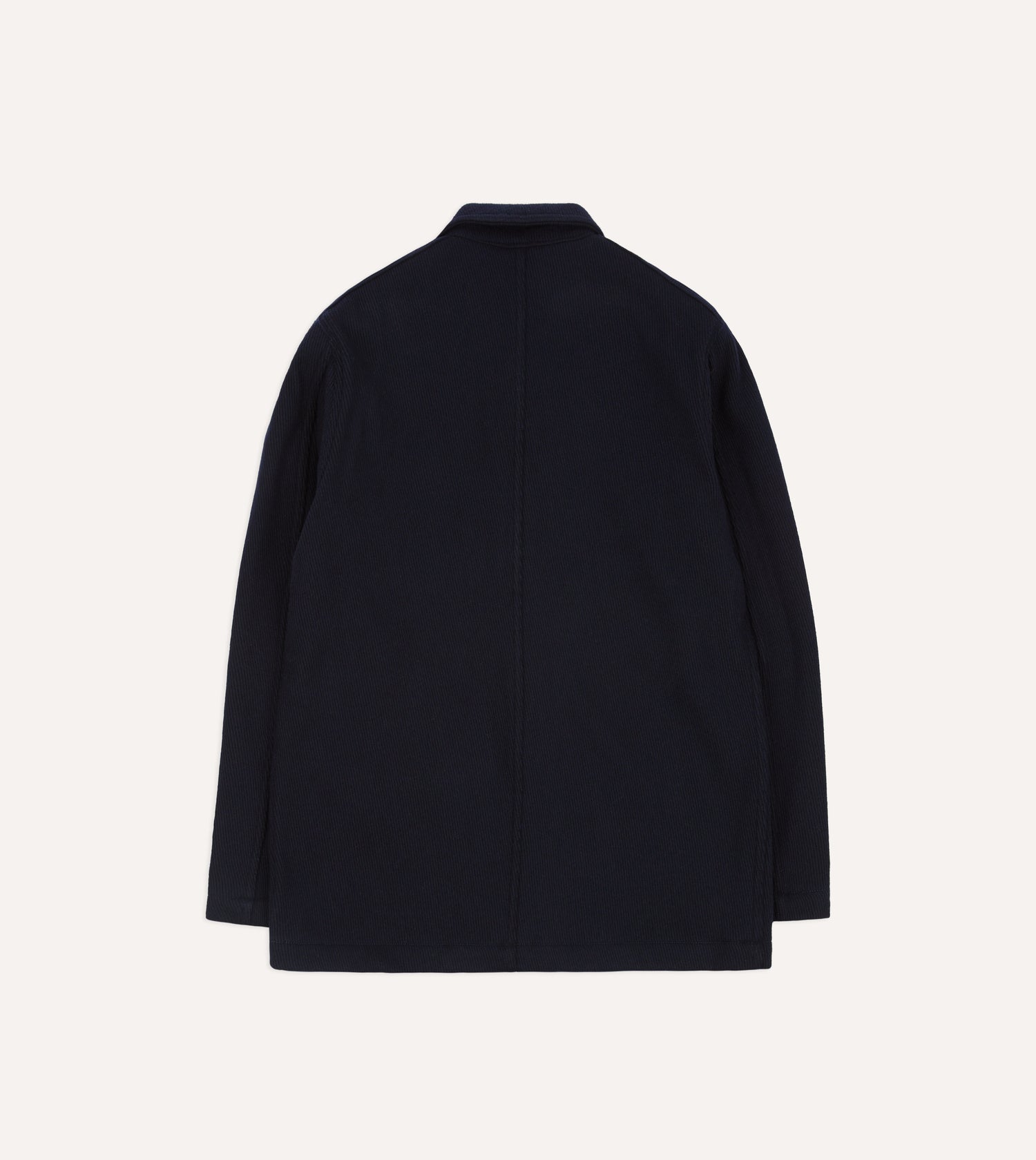 Navy Wool Five-Pocket Chore Jacket