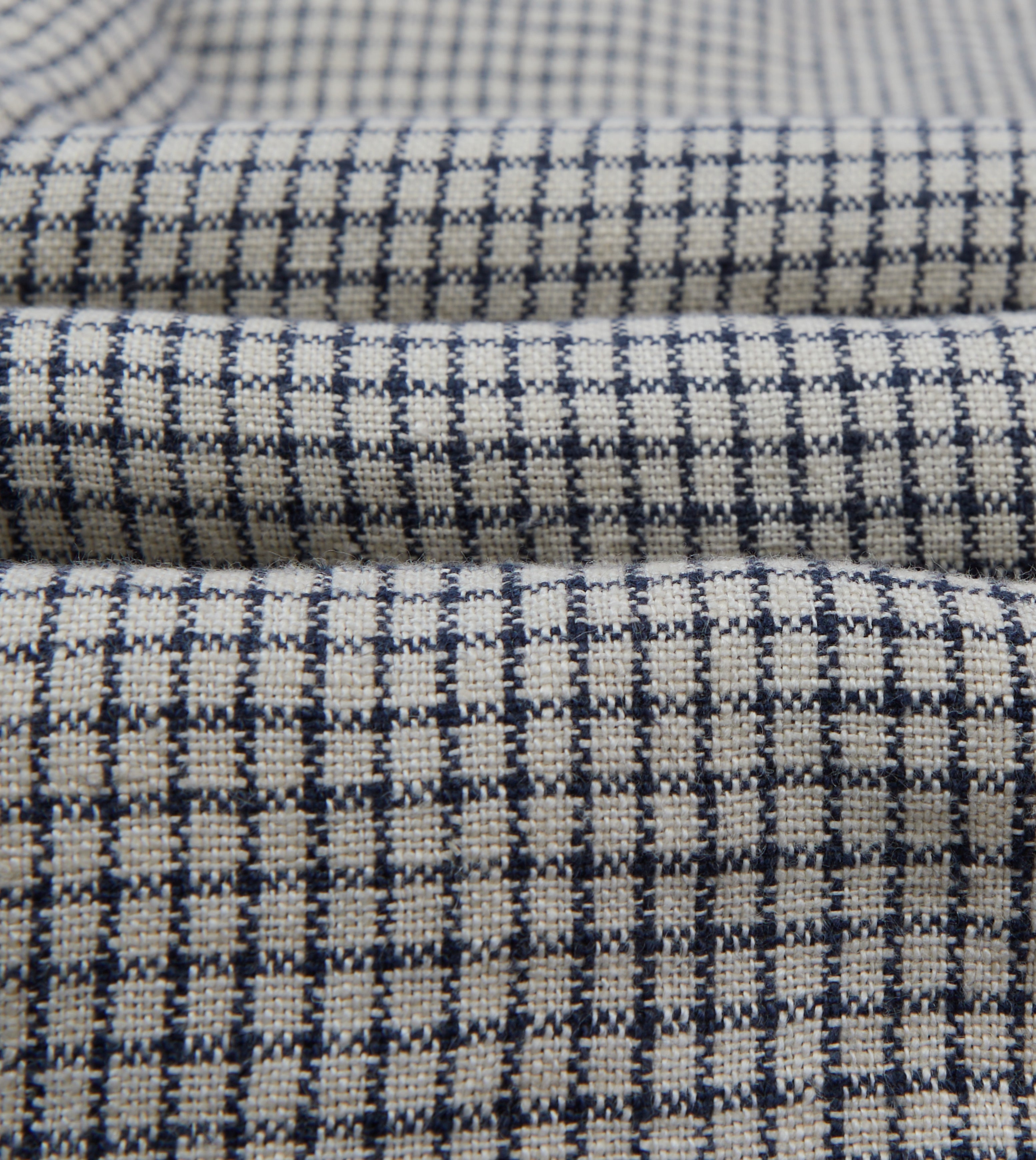 Ecru Check Linen Forestiere Jacket – Drakes US