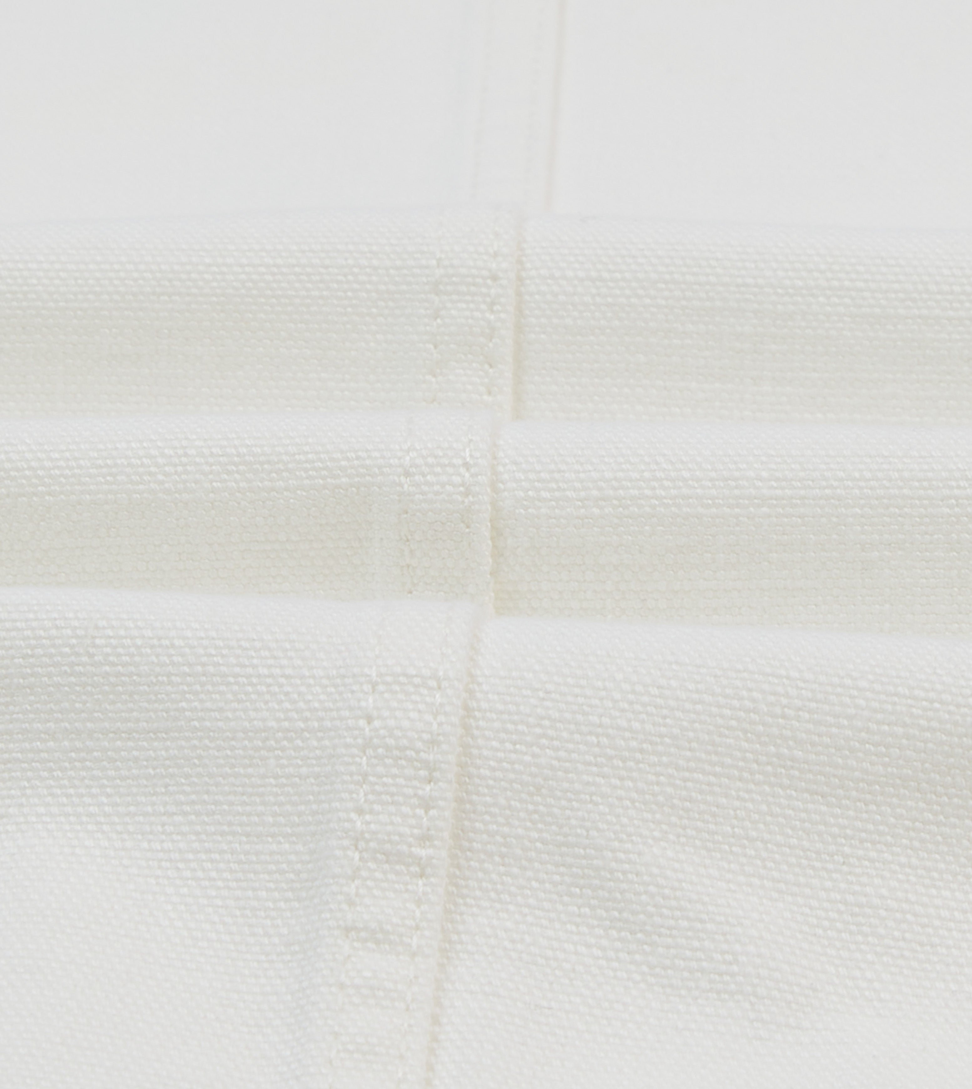 Ecru Cotton Canvas Work Jacket