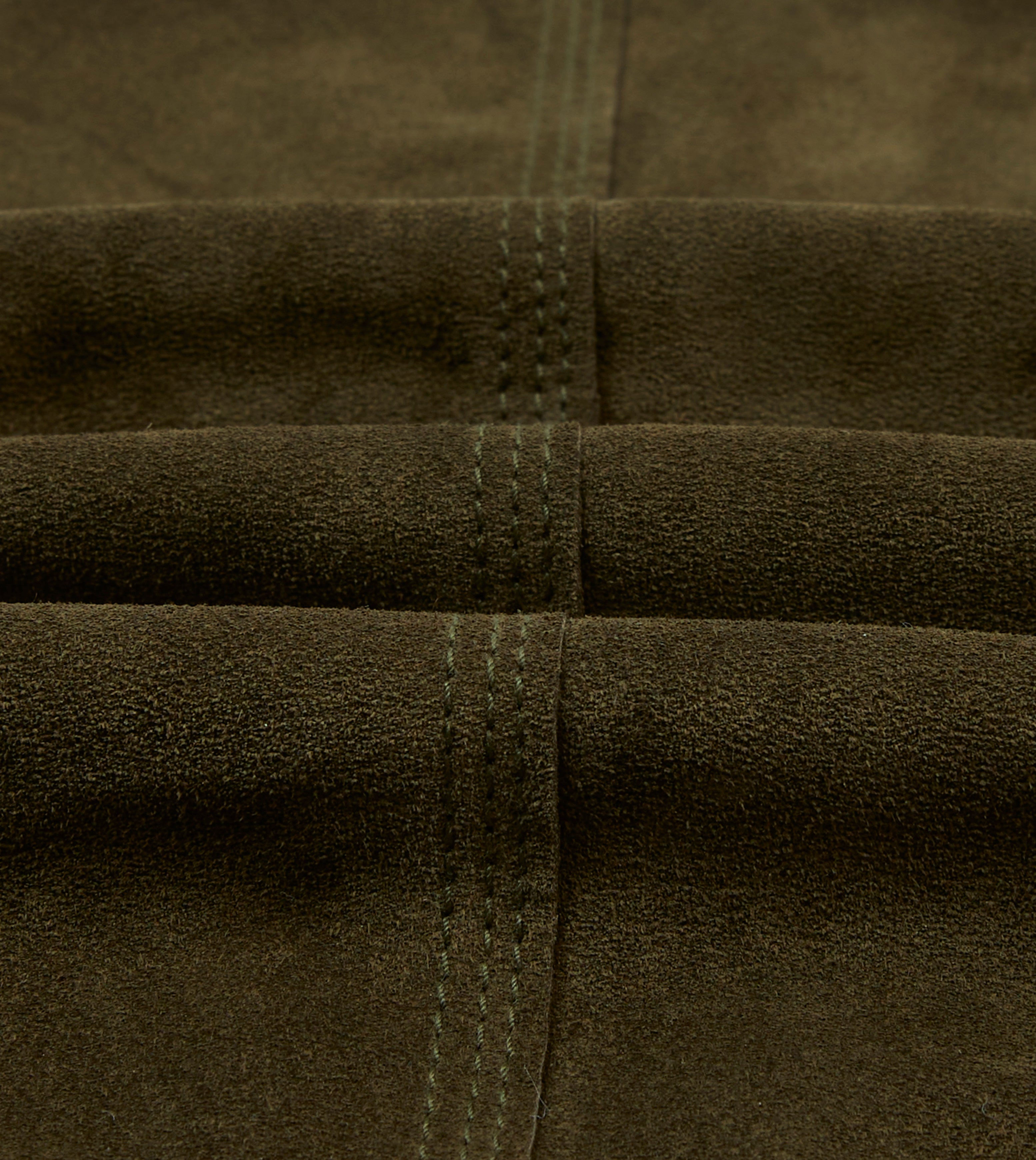 Olive Suede Welder Jacket