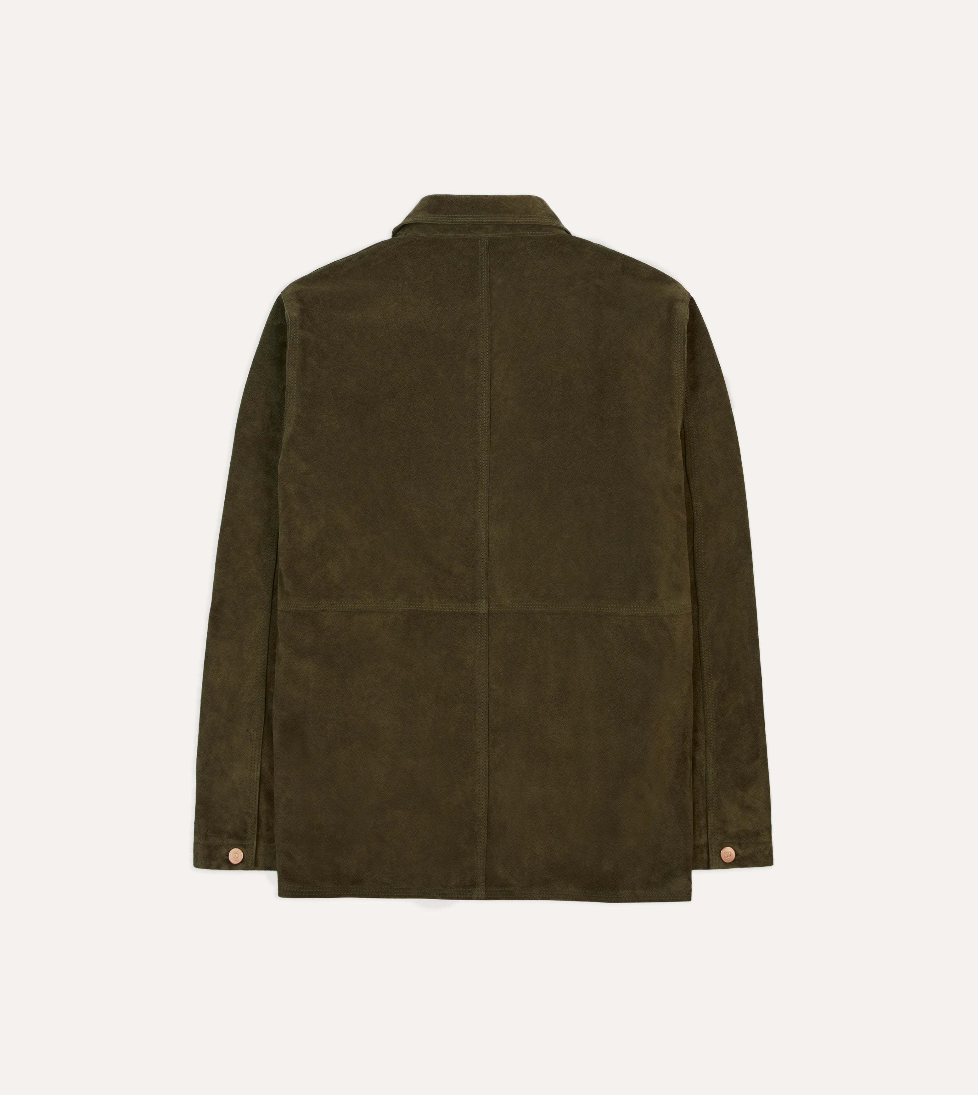 Olive Suede Welder Jacket