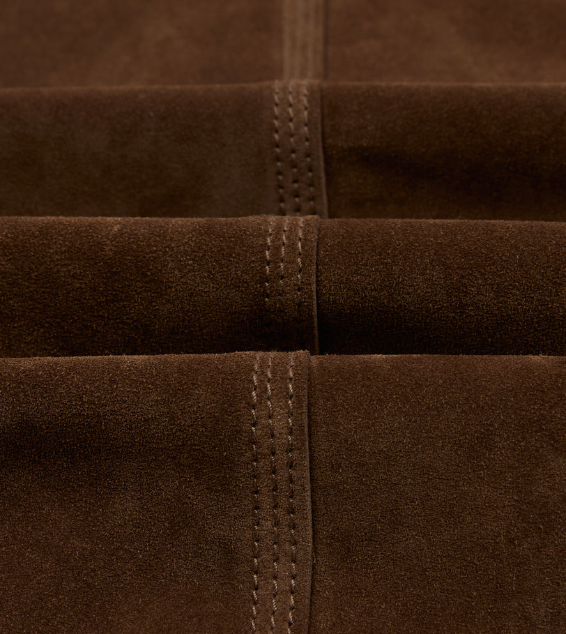 Brown Suede Welder Jacket