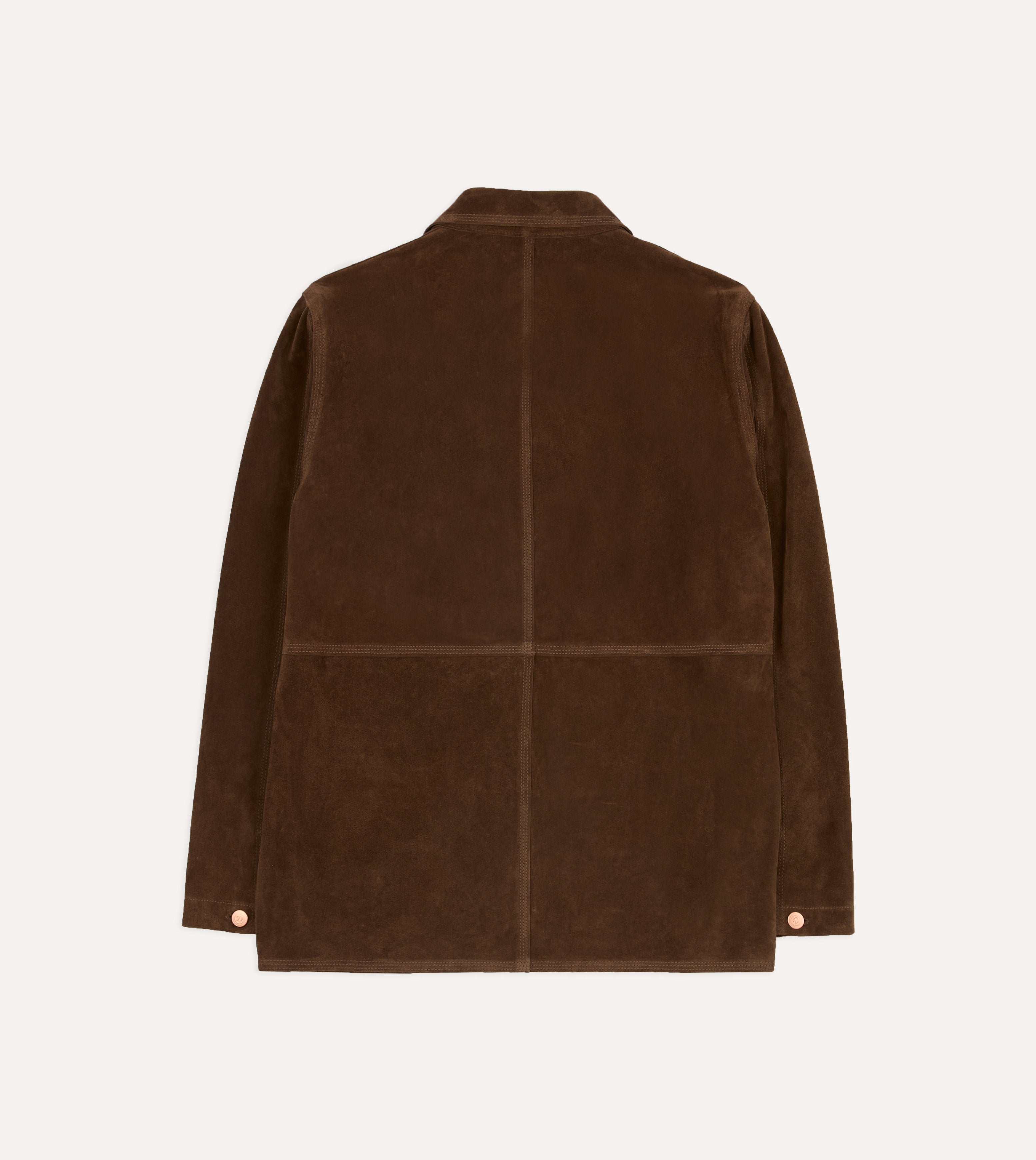 Brown Suede Welder Jacket