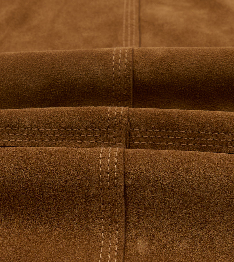 Tobacco Suede Welder Jacket