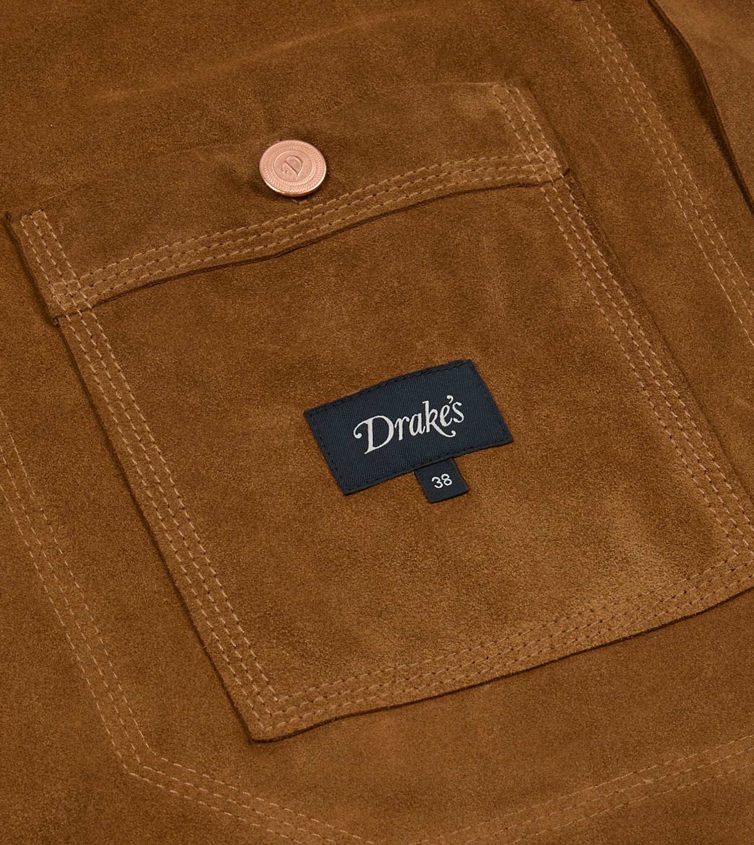 Tobacco Suede Welder Jacket