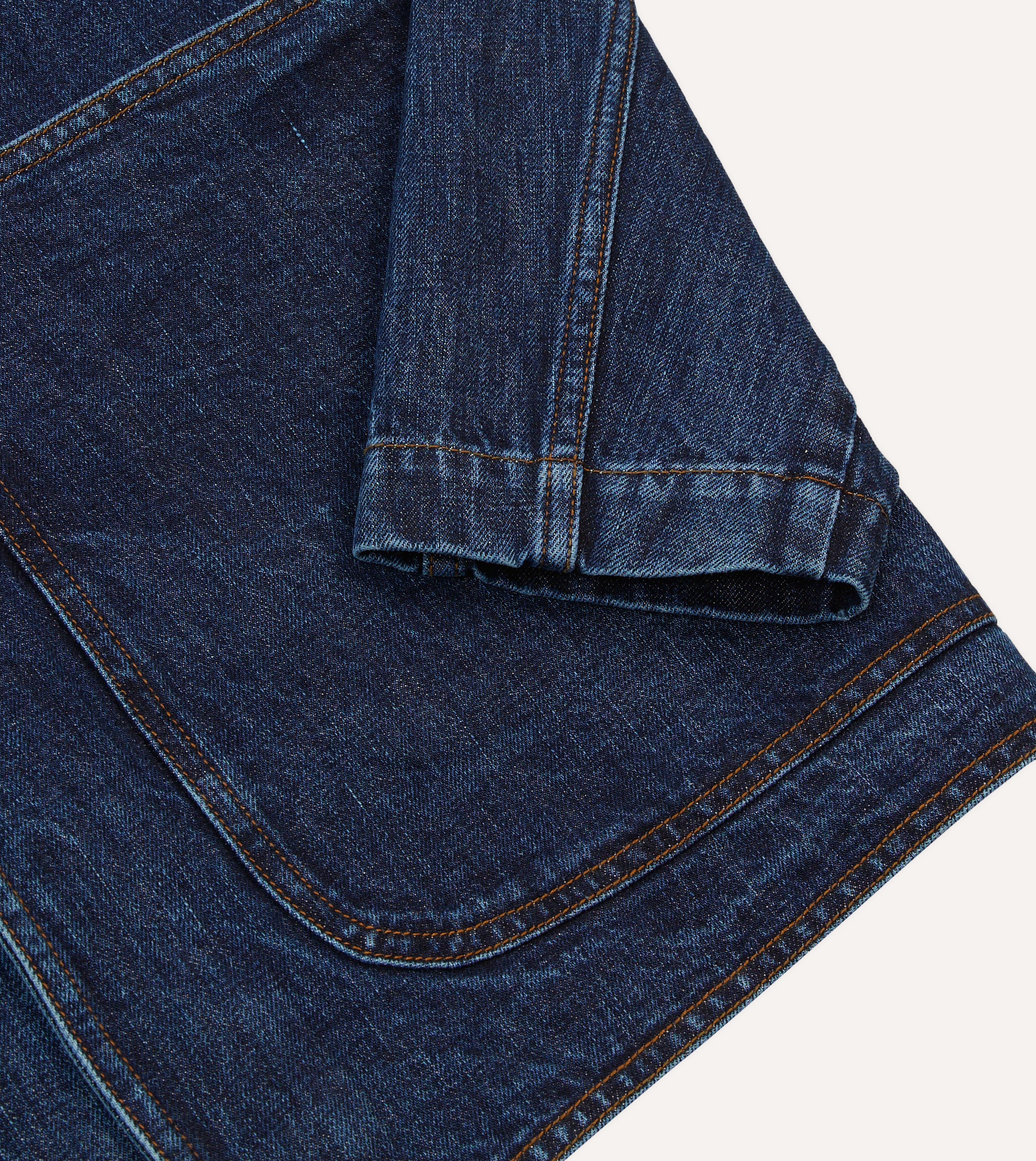Stone Wash Denim Field Jacket – Drakes US