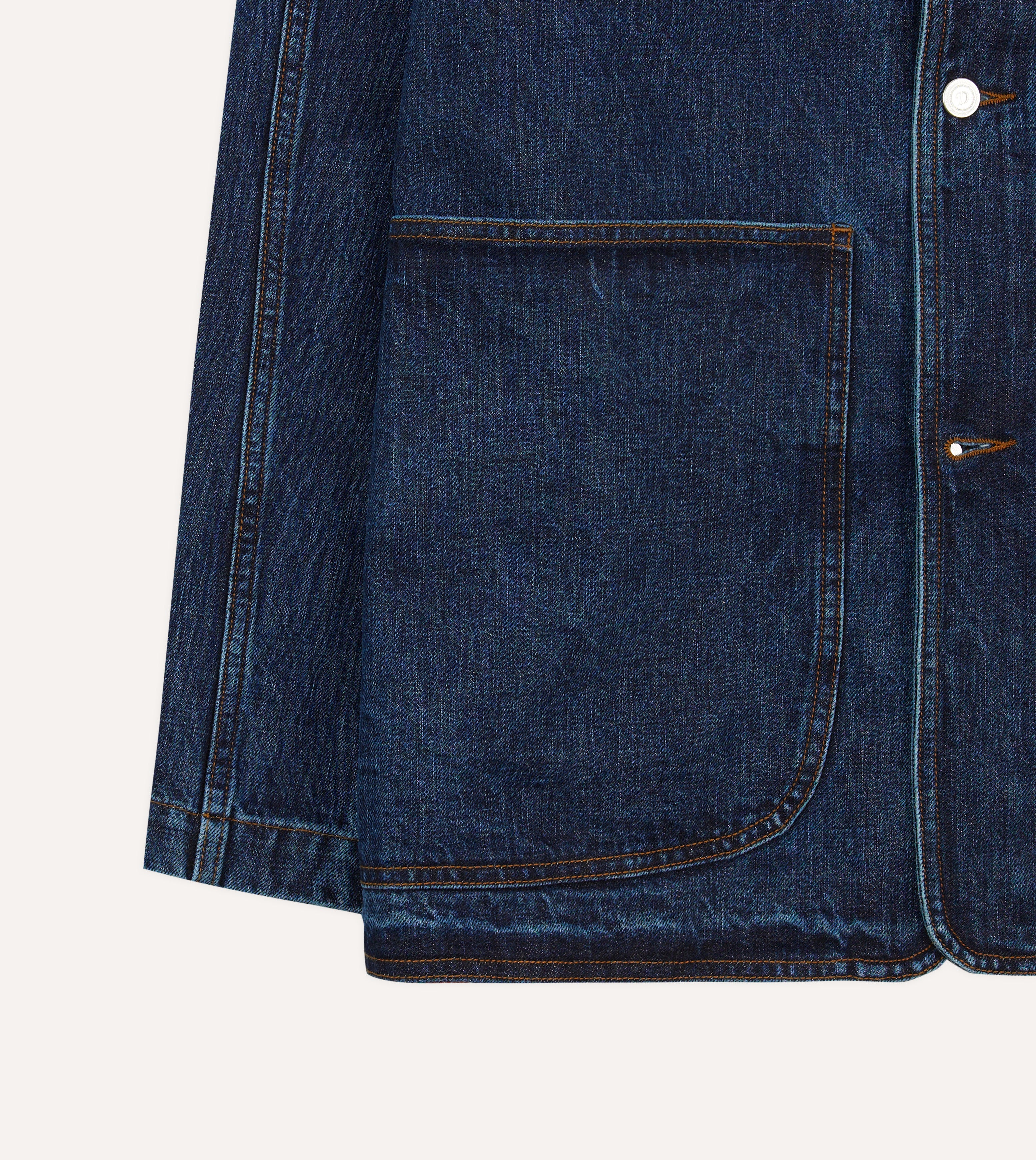 Stone Wash Denim Field Jacket – Drakes US