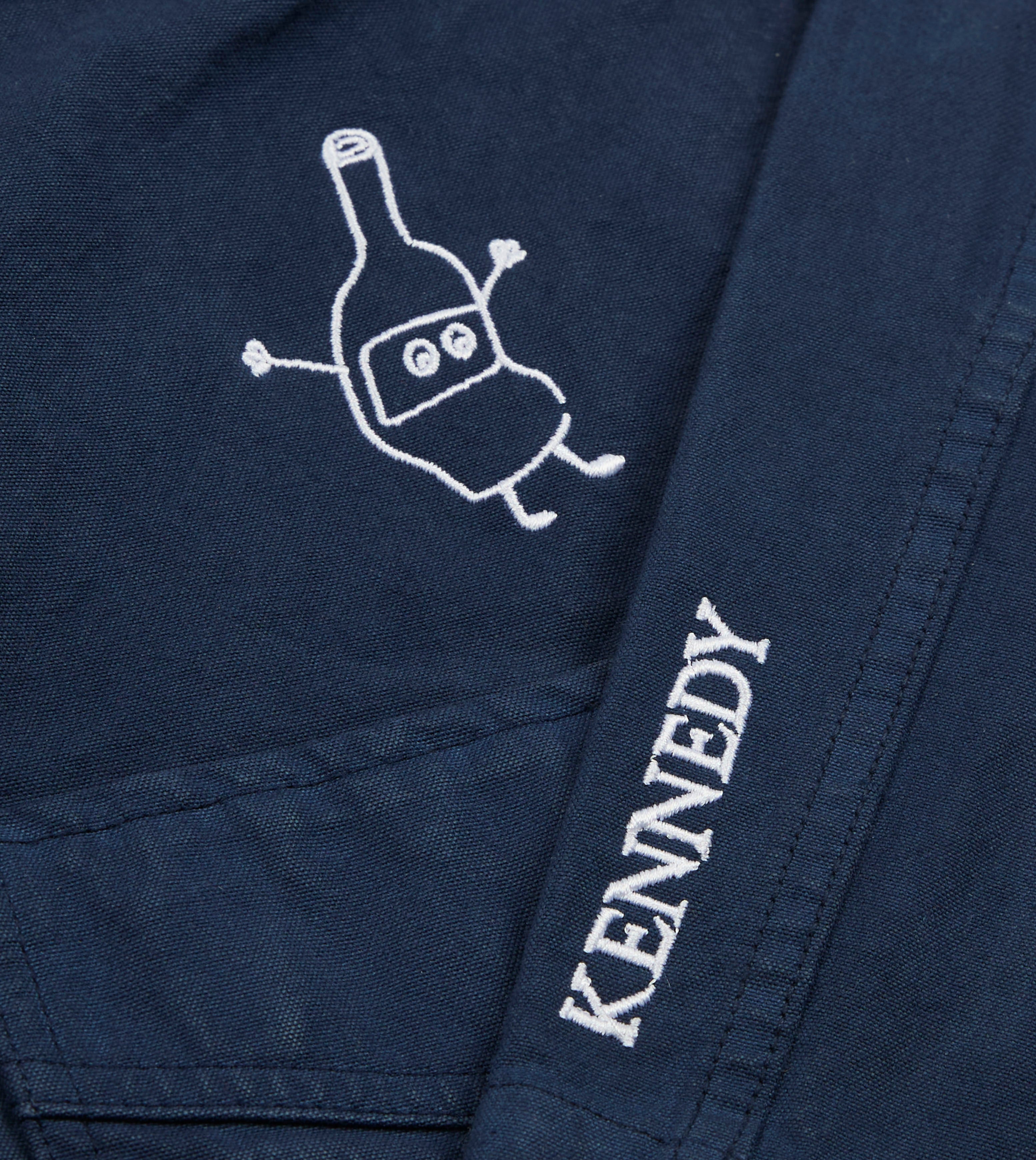Kennedy by Drake's Navy Cotton Duck Canvas Five-Pocket Chore